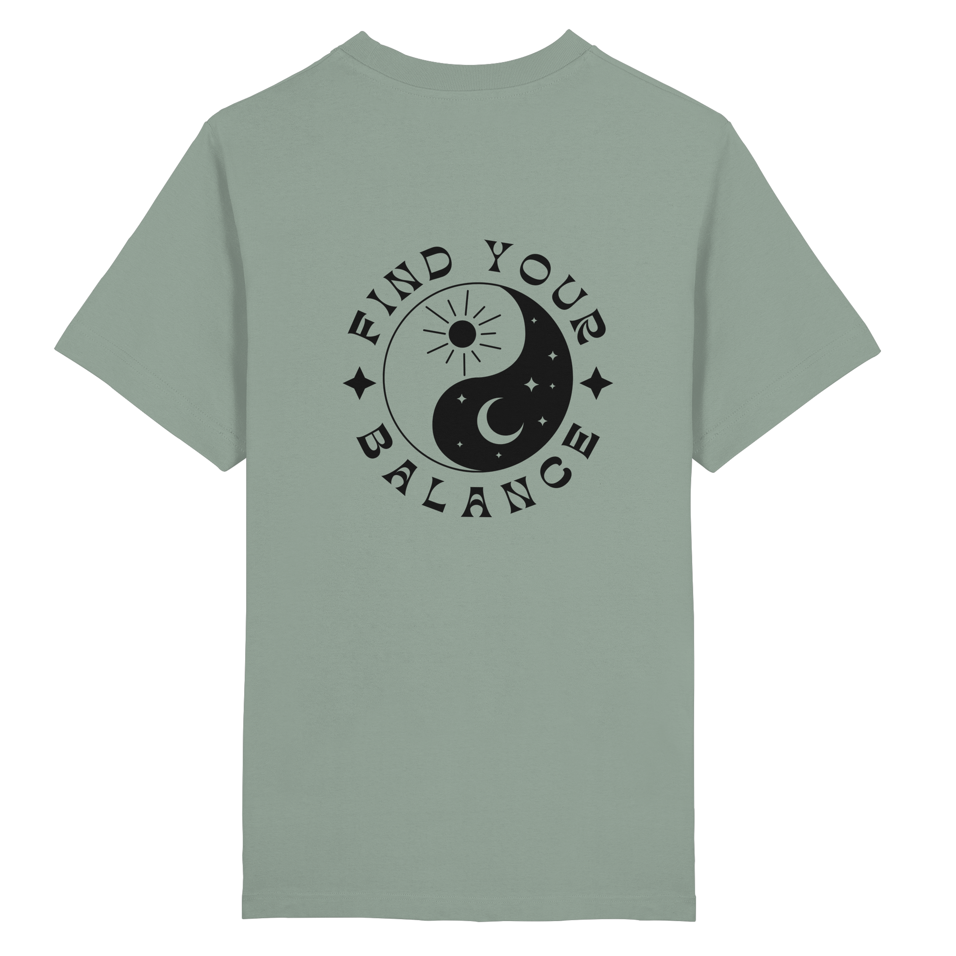 Organic Unisex Heavy T-Shirt "Find your Balance”