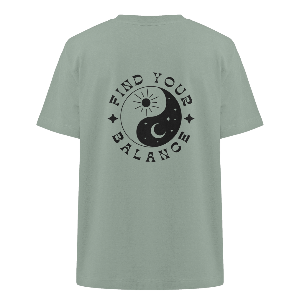 Organic Unisex Heavy T-Shirt "Find your Balance”