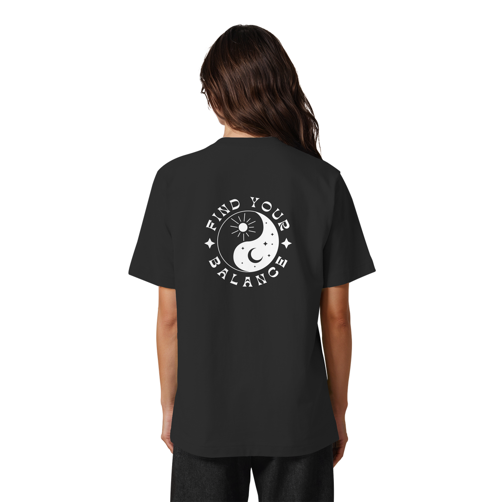 Organic Unisex Heavy T-Shirt "Find your Balance”