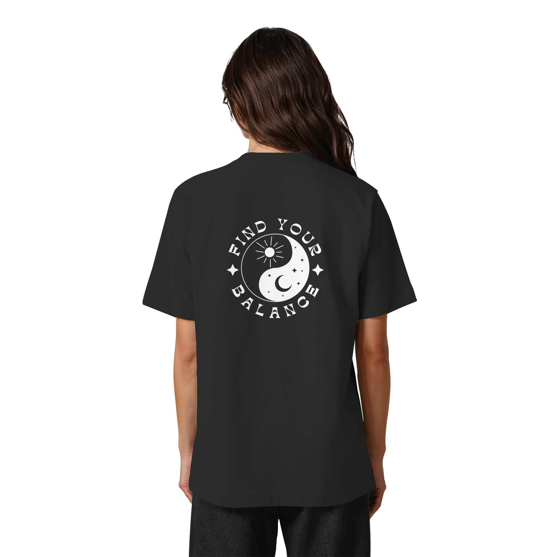Organic Unisex Heavy T-Shirt "Find your Balance”