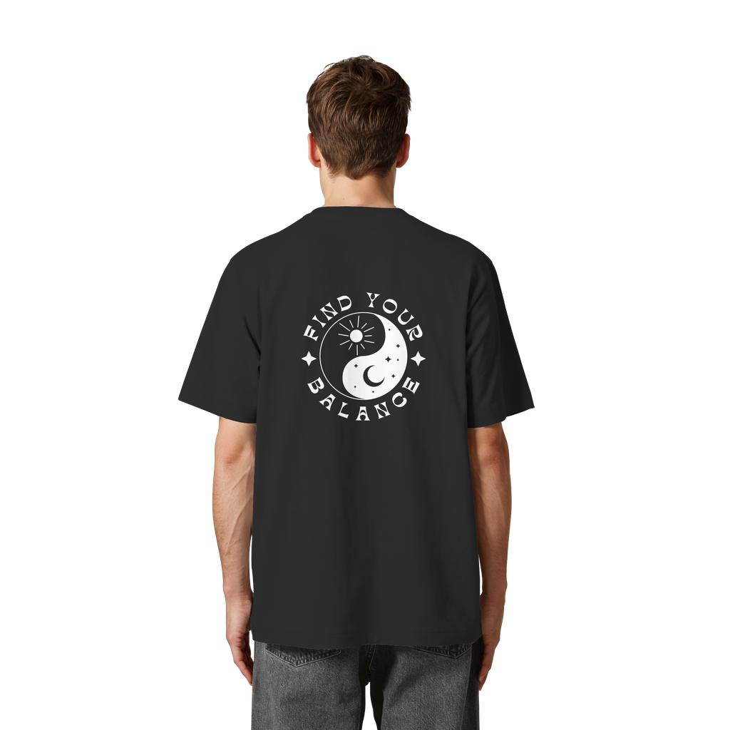 Organic Unisex Heavy T-Shirt "Find your Balance”
