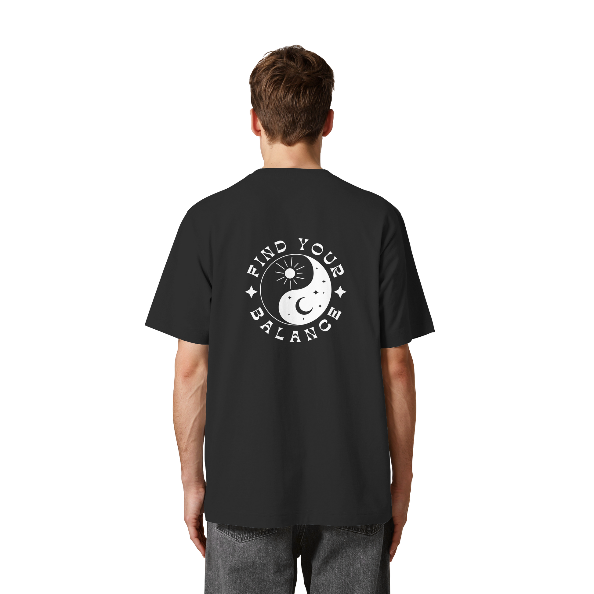 Organic Unisex Heavy T-Shirt "Find your Balance”