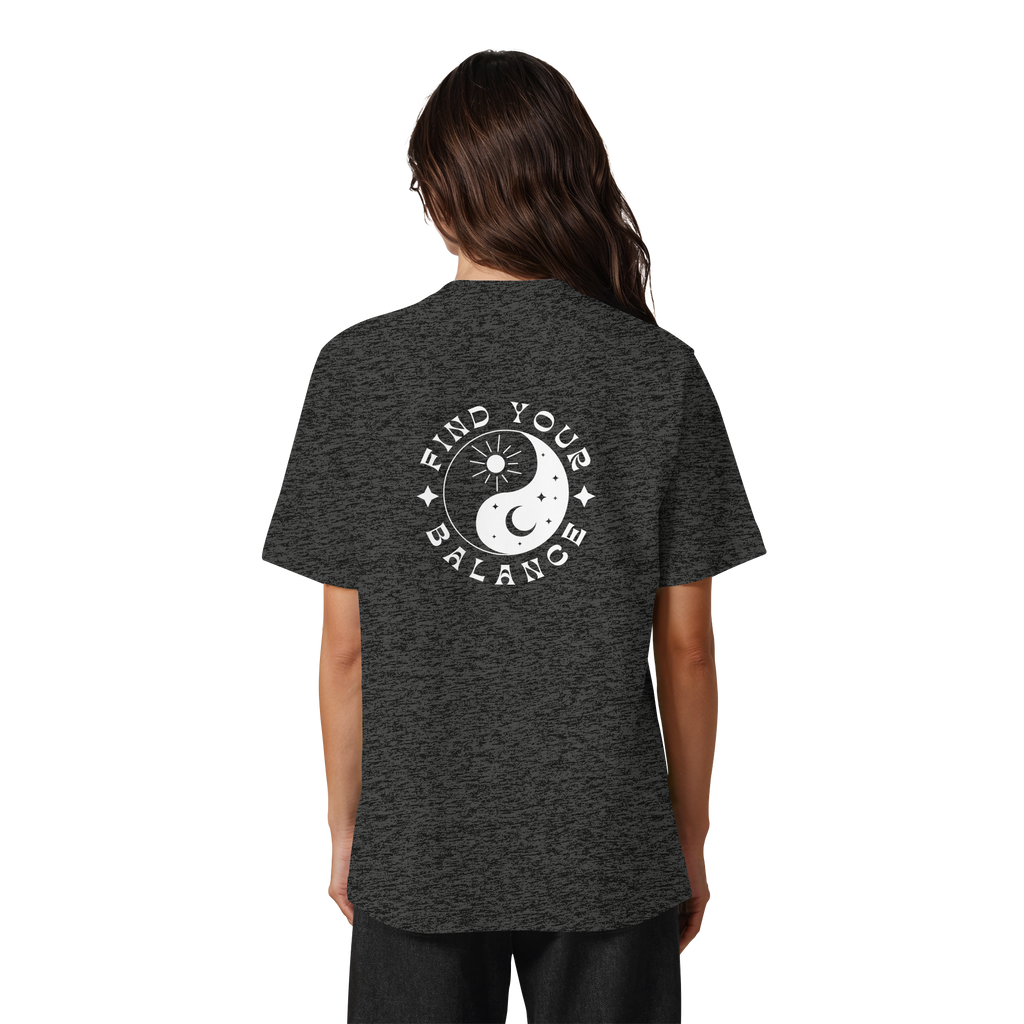 Organic Unisex Heavy T-Shirt "Find your Balance”