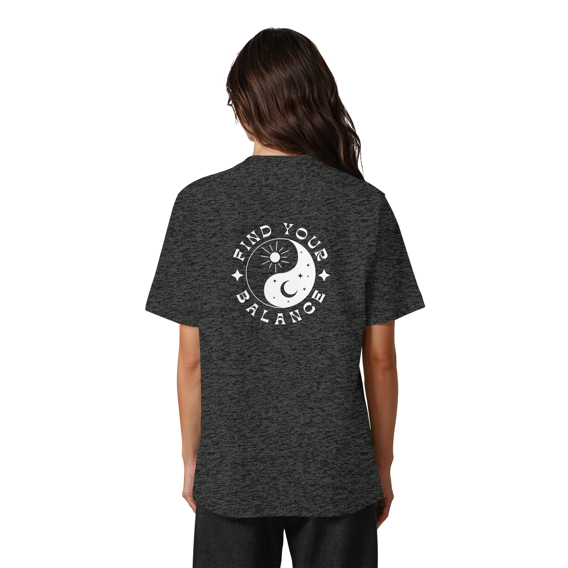 Organic Unisex Heavy T-Shirt "Find your Balance”