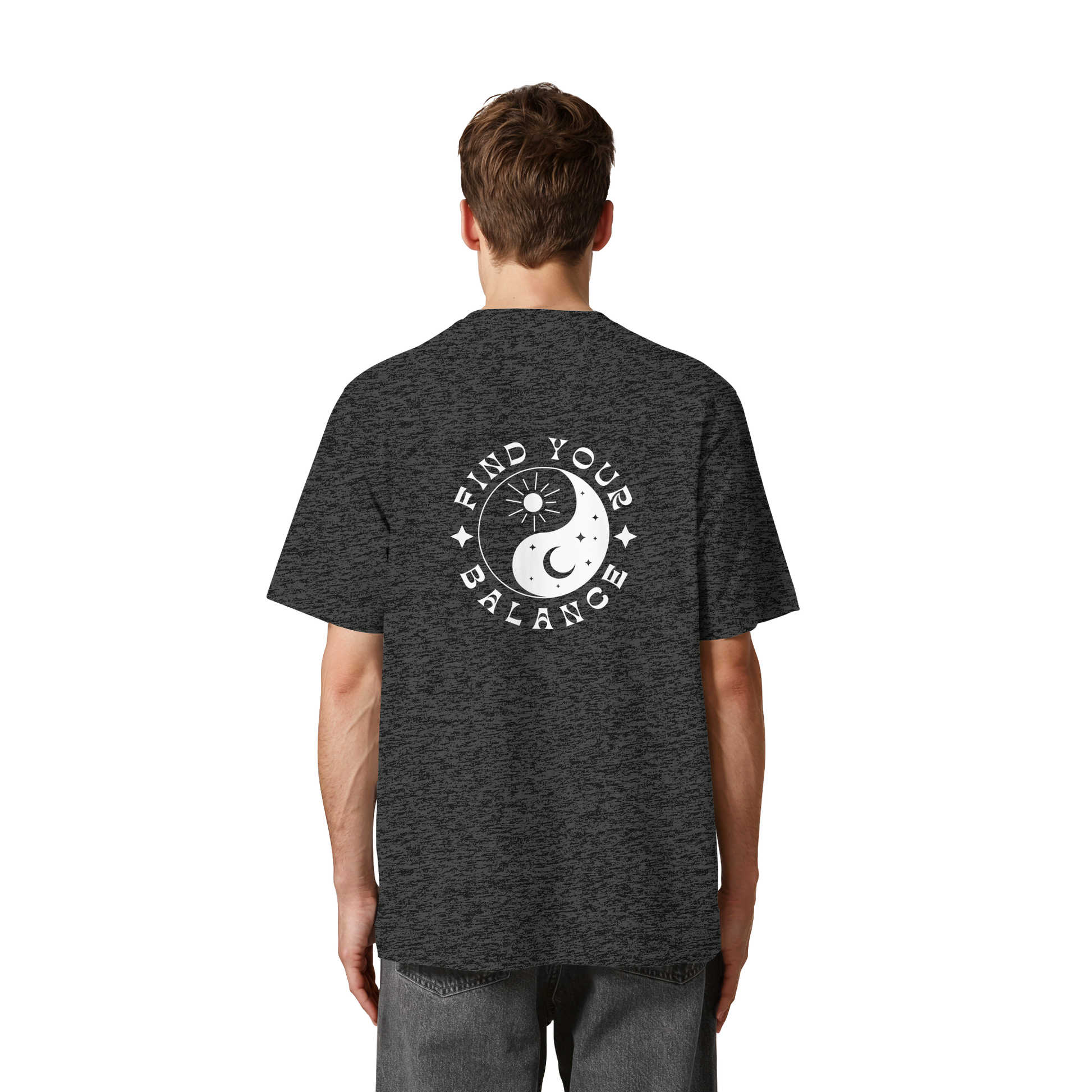 Organic Unisex Heavy T-Shirt "Find your Balance”