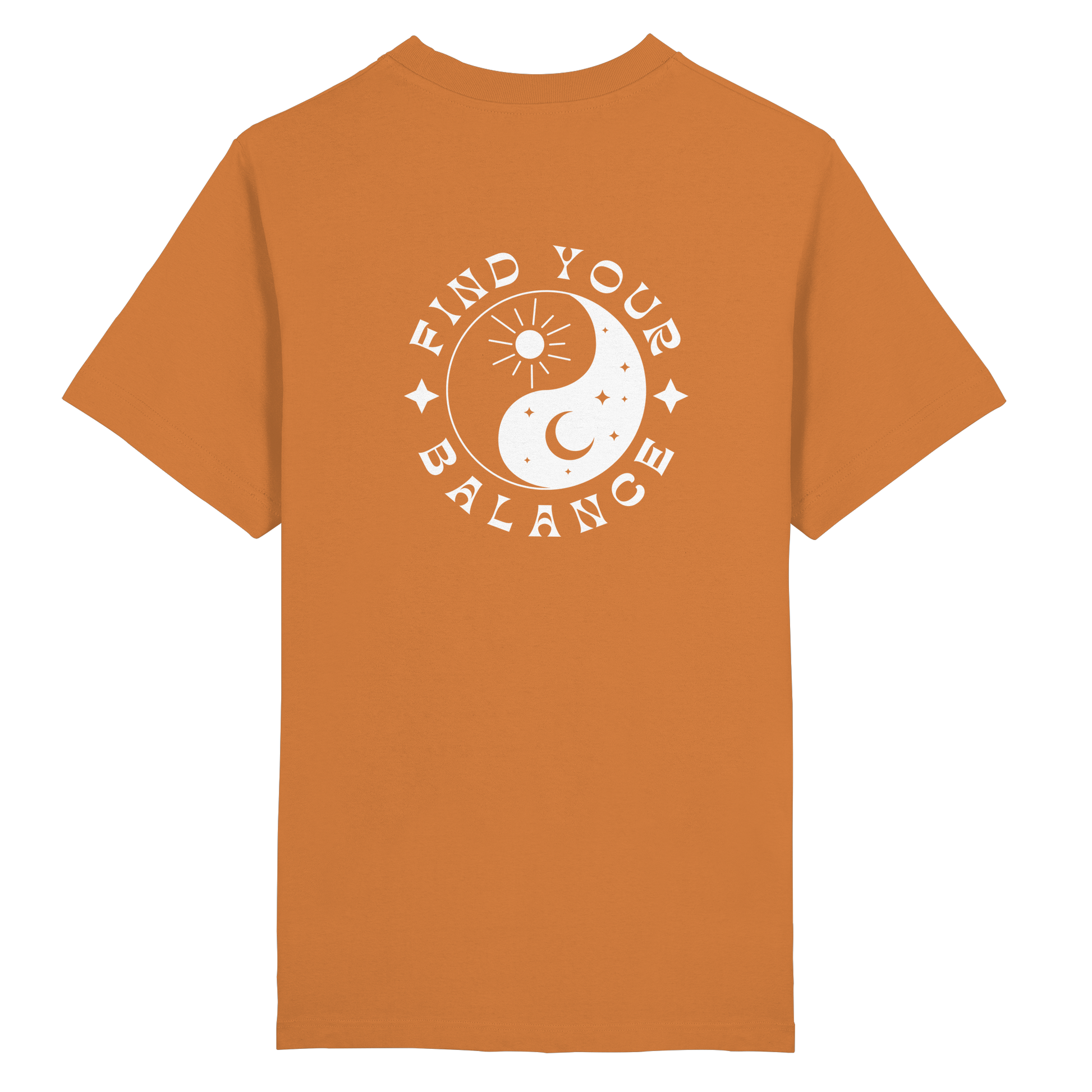 Organic Unisex Heavy T-Shirt "Find your Balance”