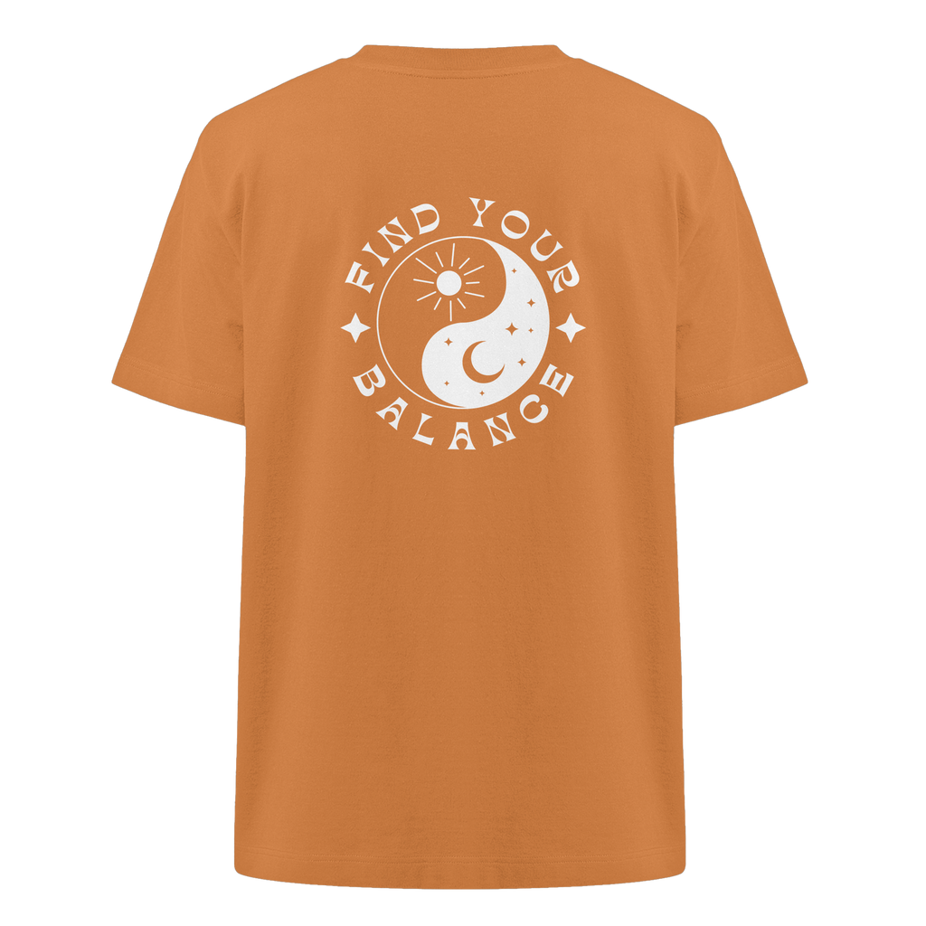 Organic Unisex Heavy T-Shirt "Find your Balance”