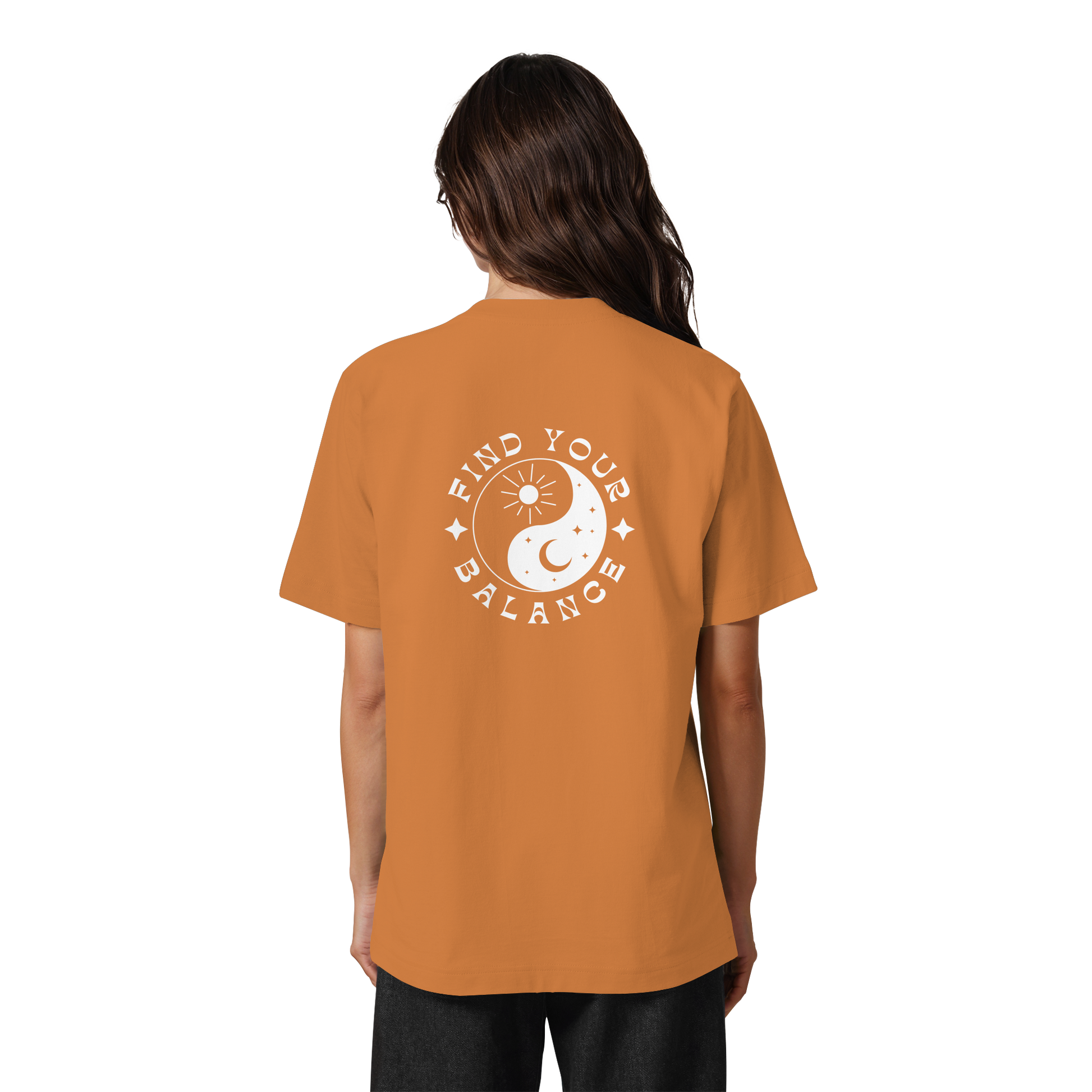 Organic Unisex Heavy T-Shirt "Find your Balance”