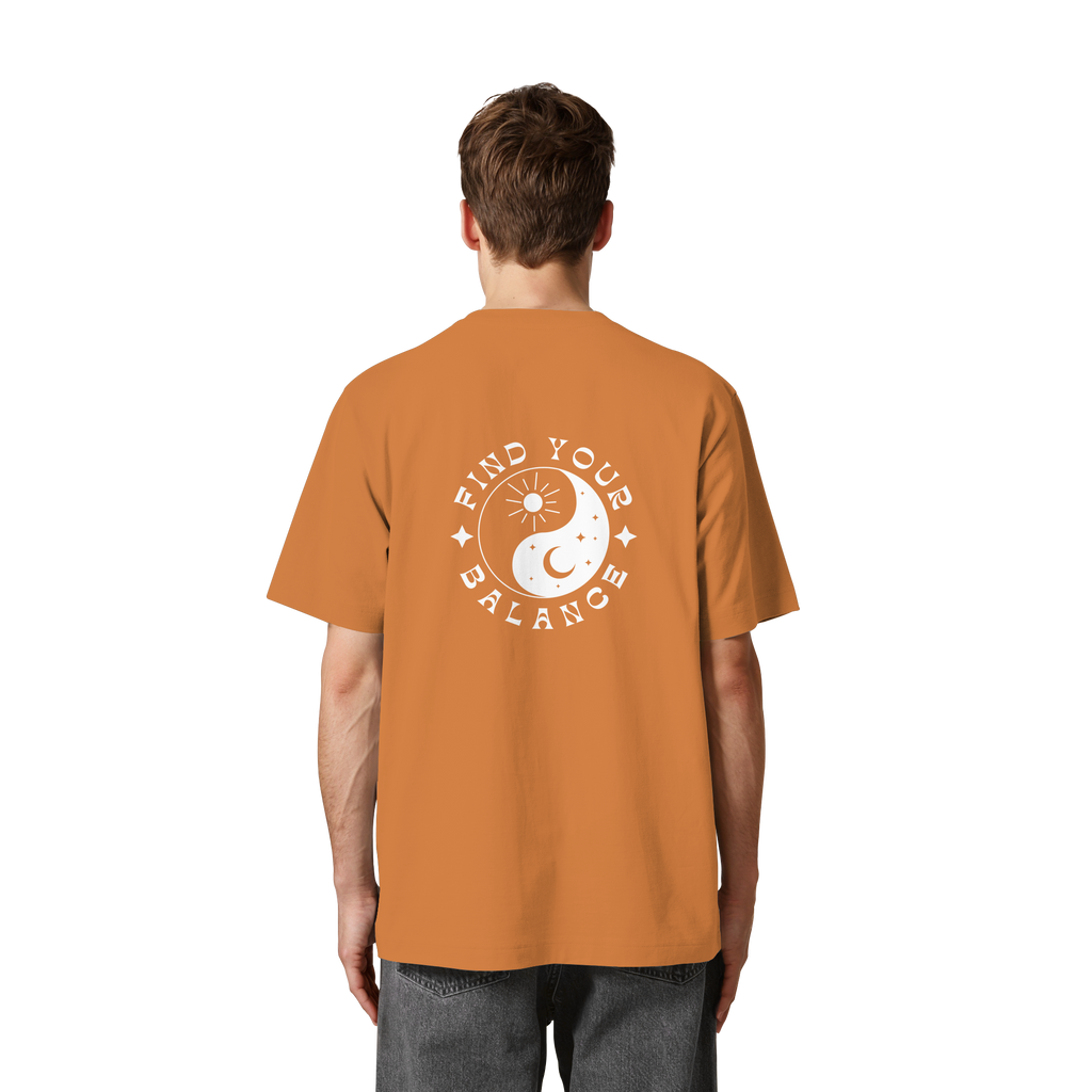 Organic Unisex Heavy T-Shirt "Find your Balance”