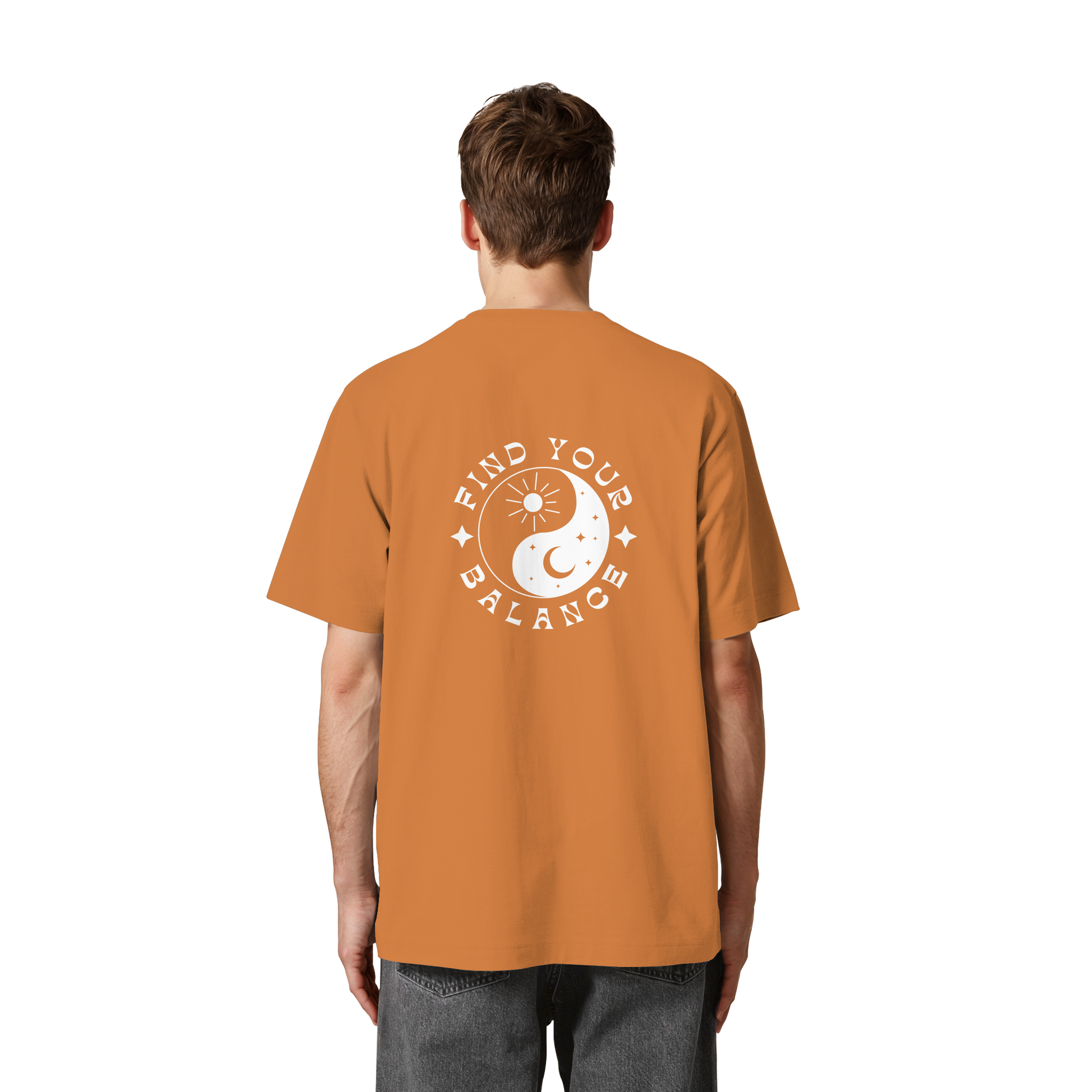Organic Unisex Heavy T-Shirt "Find your Balance”