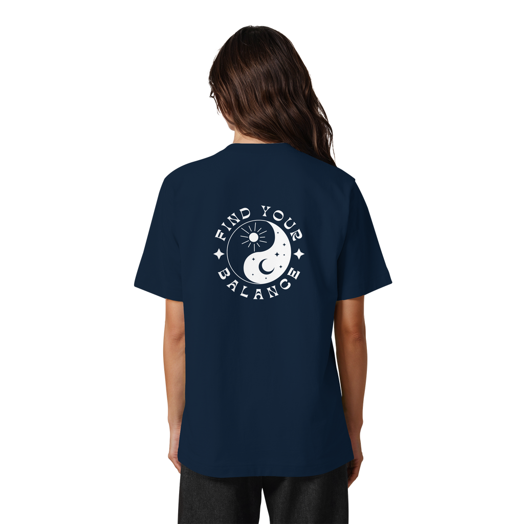 Organic Unisex Heavy T-Shirt "Find your Balance”