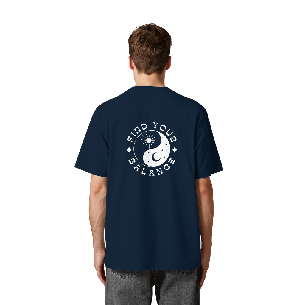 Organic Unisex Heavy T-Shirt "Find your Balance”