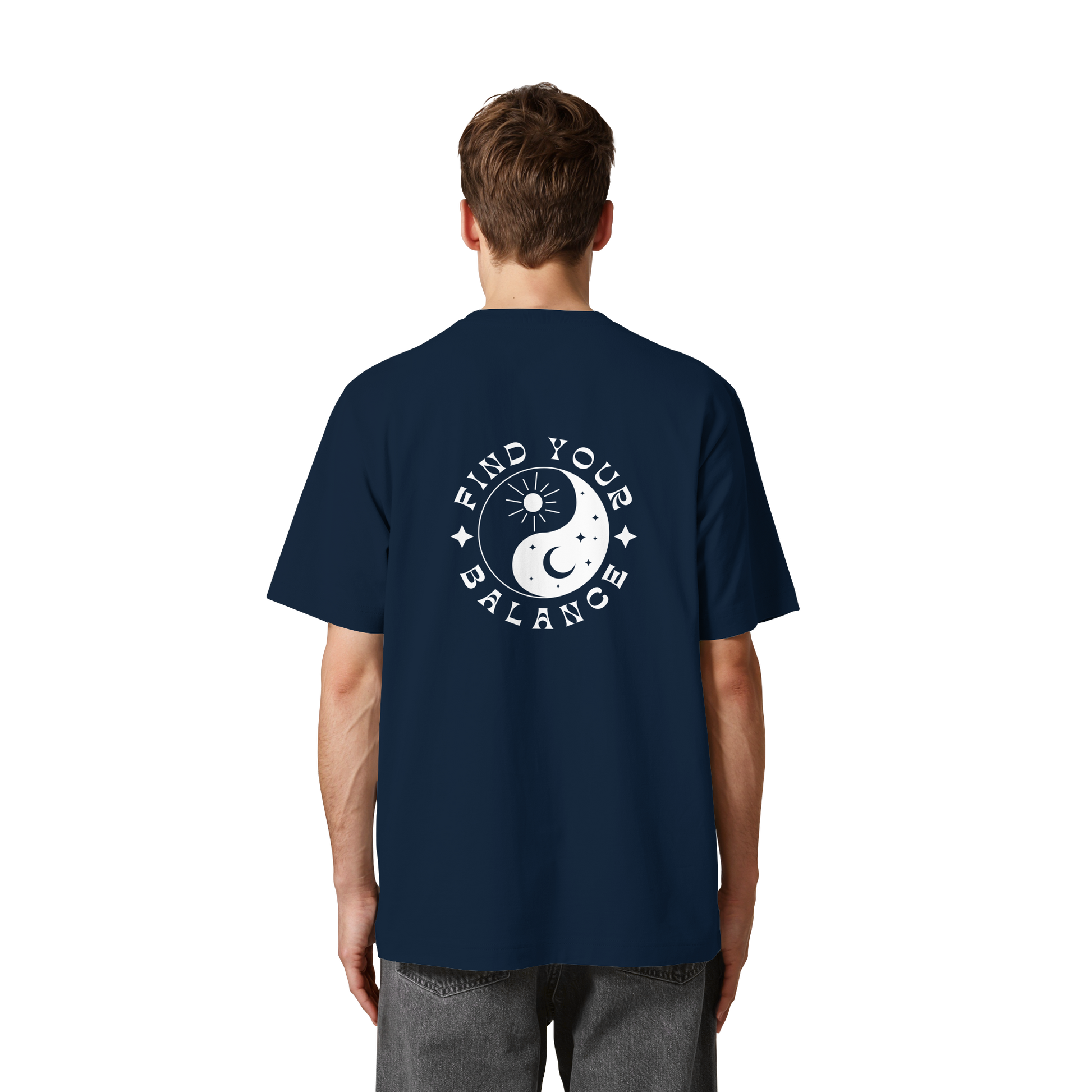 Organic Unisex Heavy T-Shirt "Find your Balance”