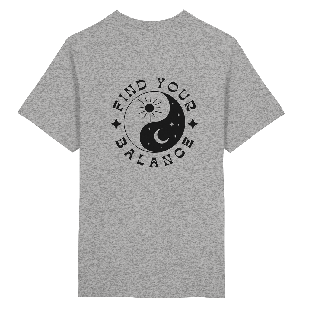 Organic Unisex Heavy T-Shirt "Find your Balance”