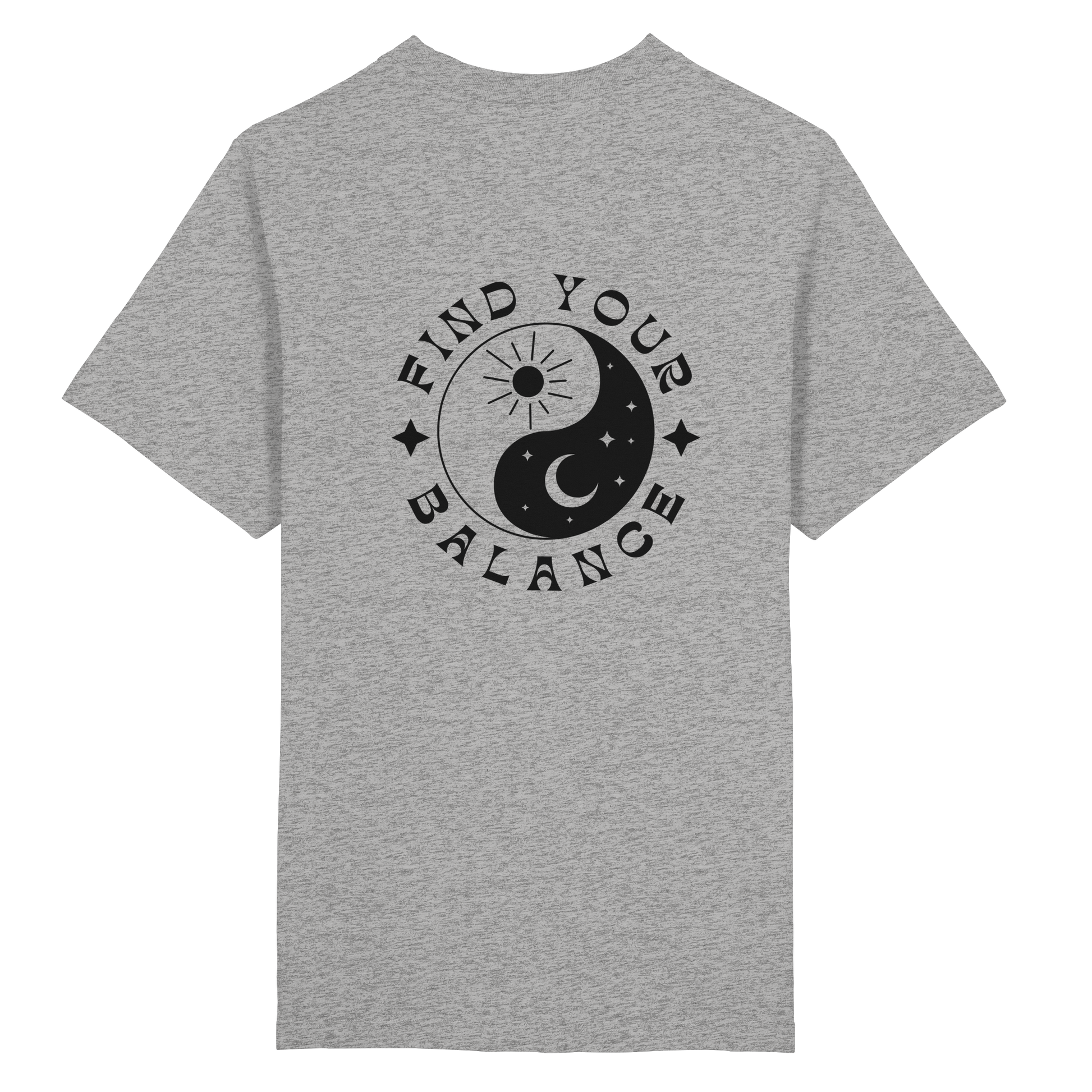 Organic Unisex Heavy T-Shirt "Find your Balance”