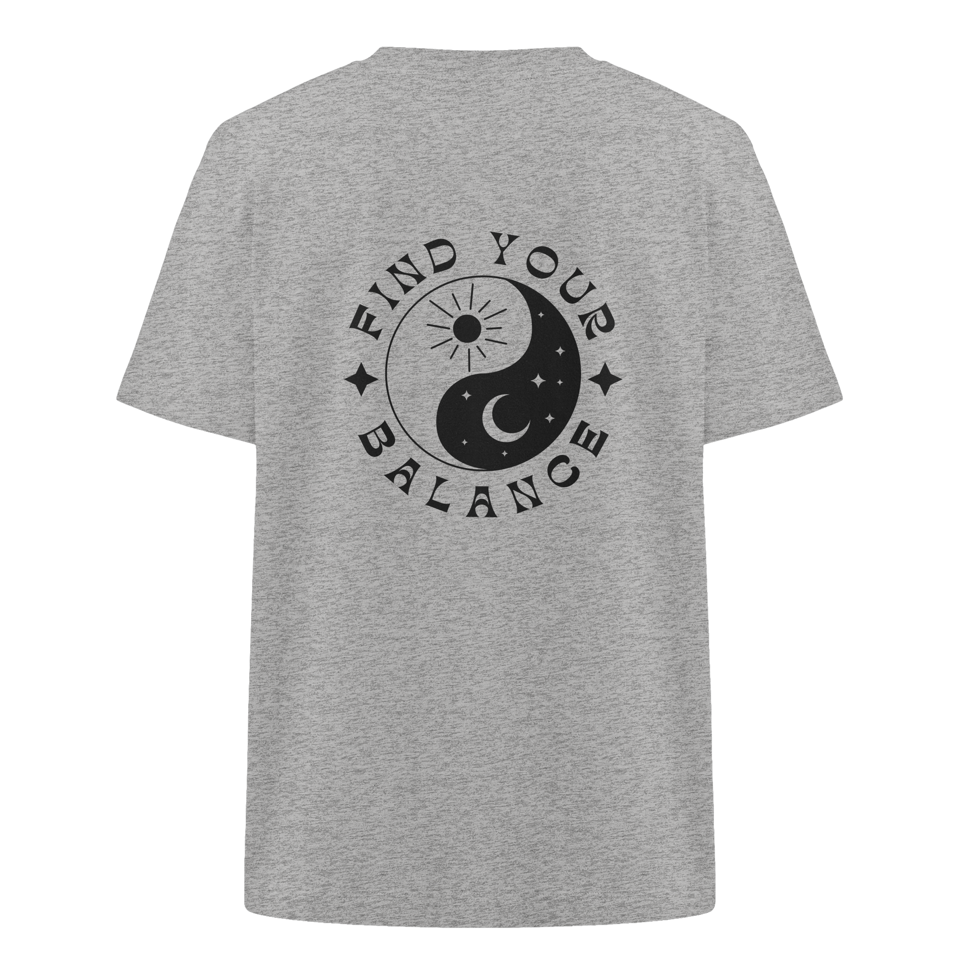 Organic Unisex Heavy T-Shirt "Find your Balance”