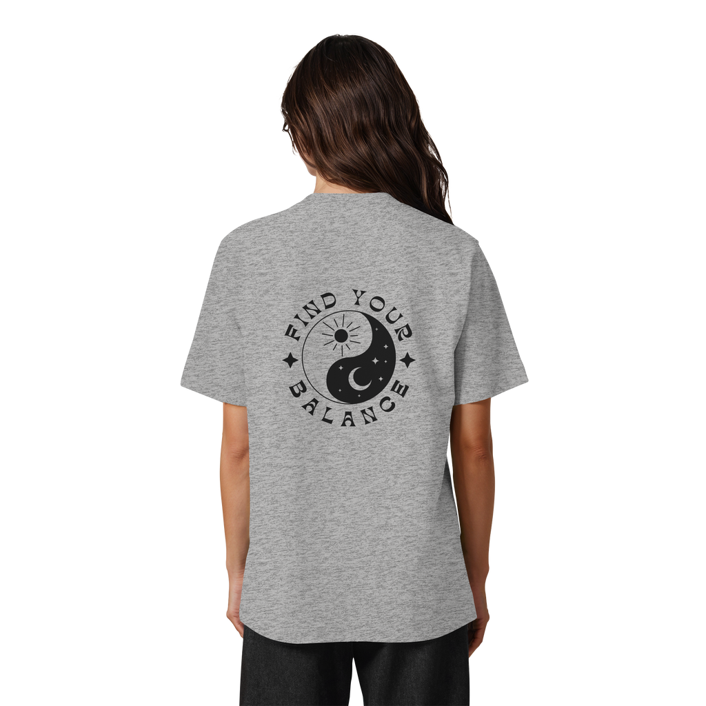 Organic Unisex Heavy T-Shirt "Find your Balance”