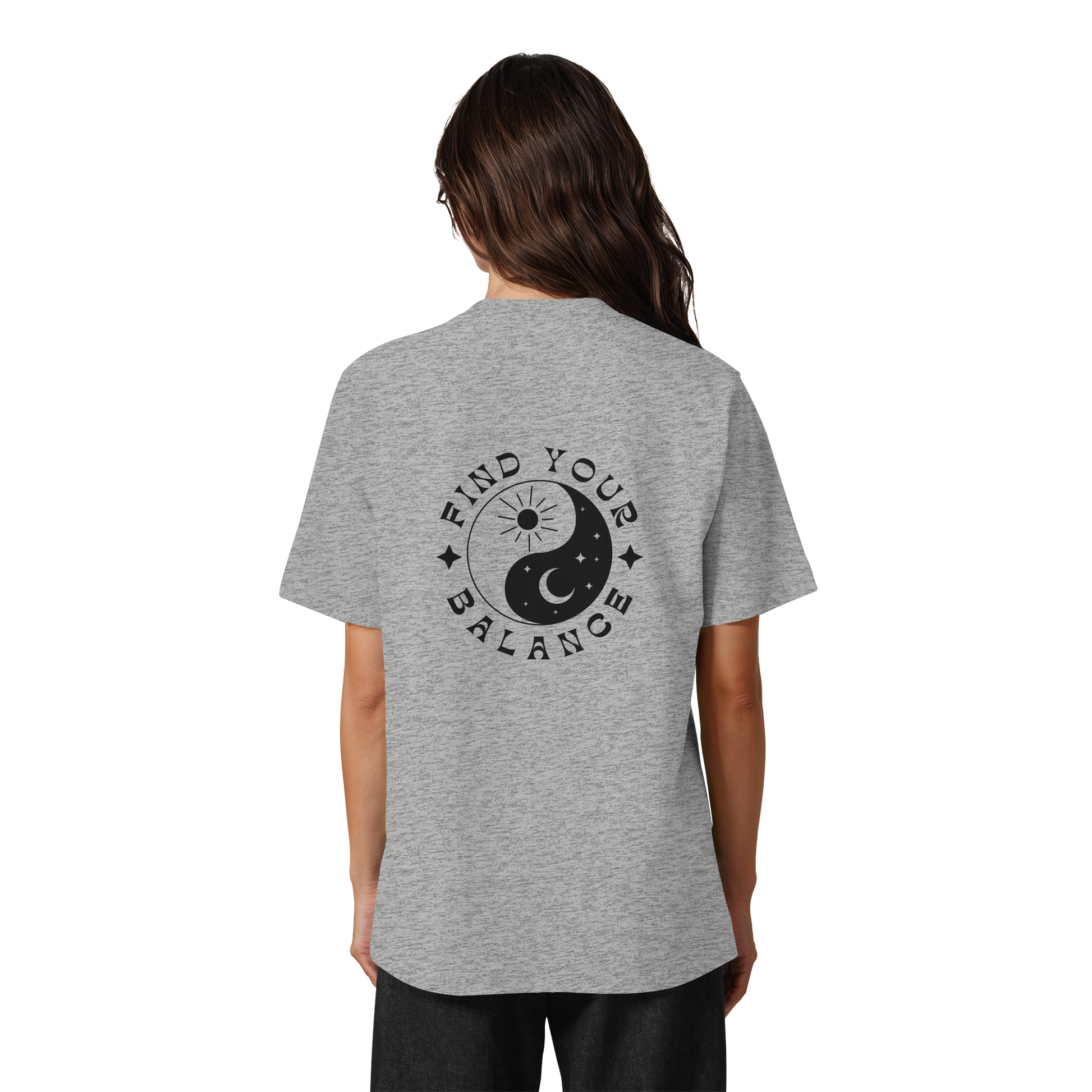 Organic Unisex Heavy T-Shirt "Find your Balance”