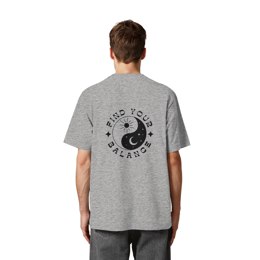 Organic Unisex Heavy T-Shirt "Find your Balance”