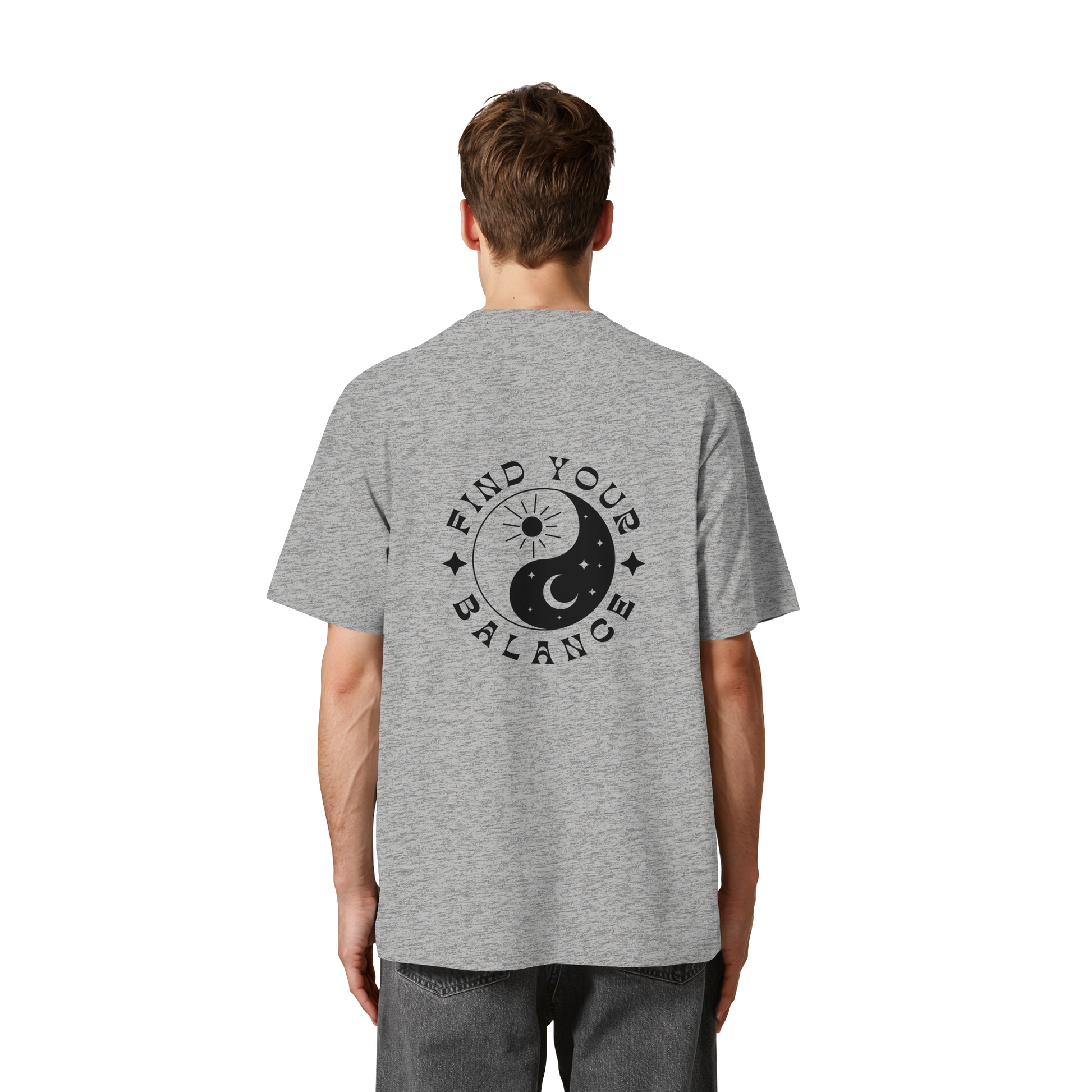 Organic Unisex Heavy T-Shirt "Find your Balance”