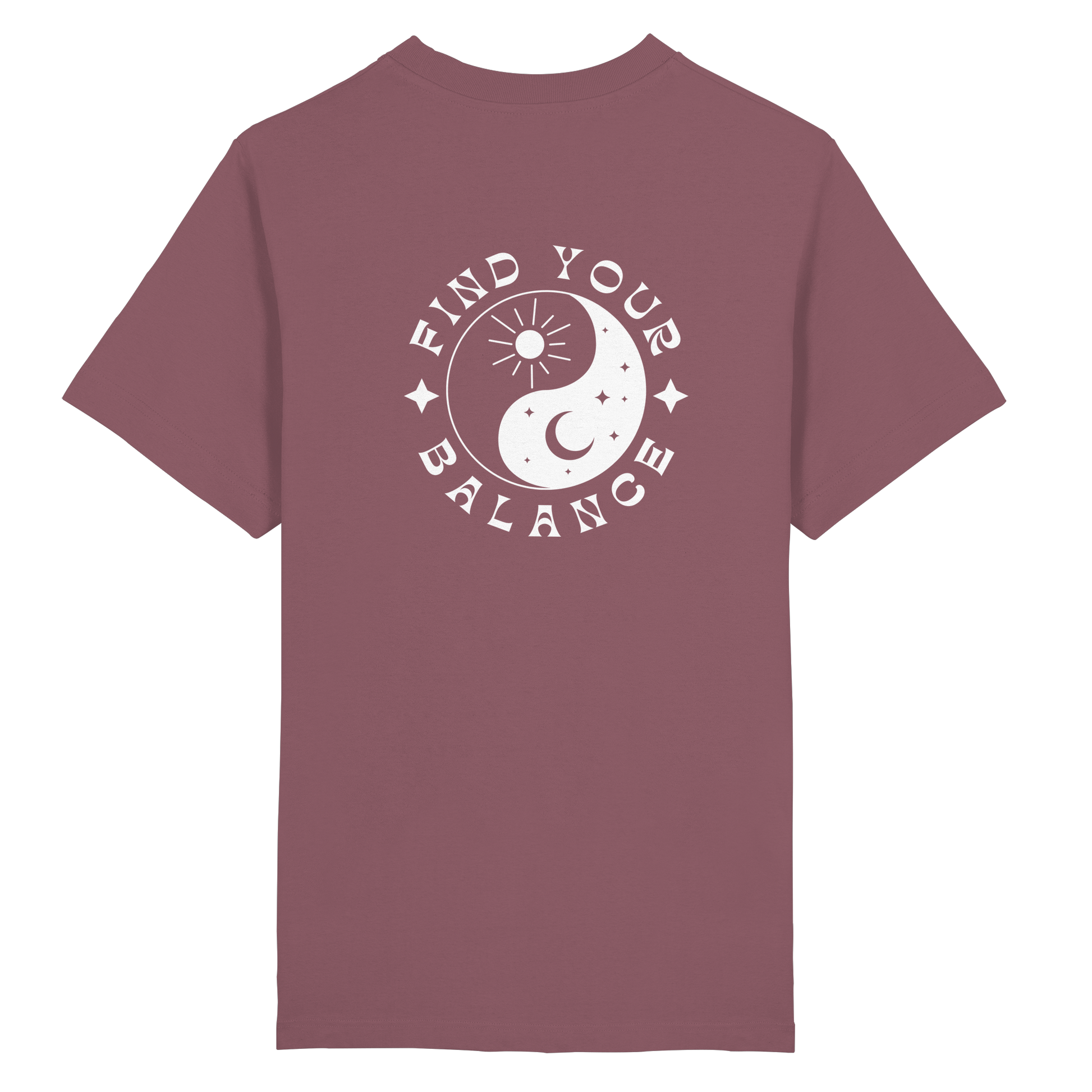 Organic Unisex Heavy T-Shirt "Find your Balance”