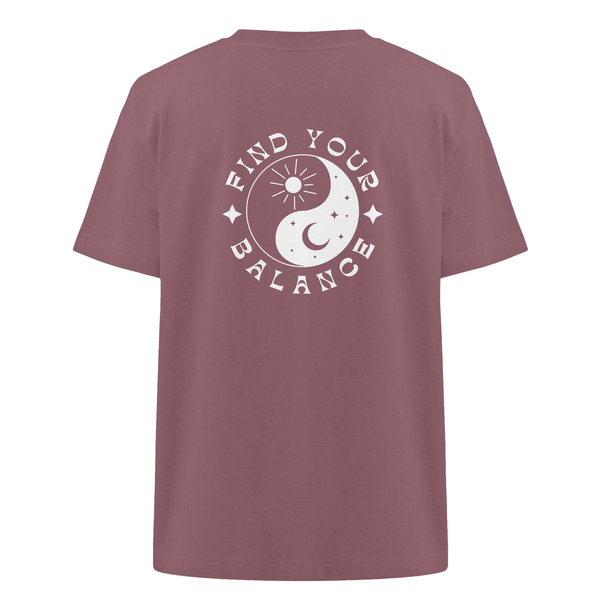 Organic Unisex Heavy T-Shirt "Find your Balance”