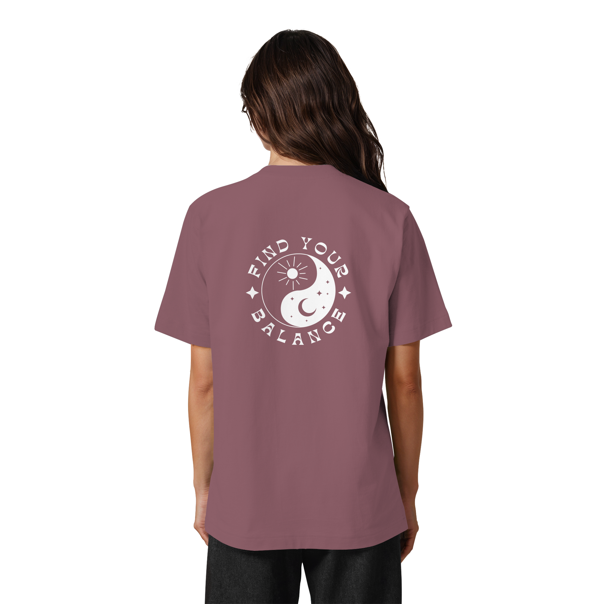 Organic Unisex Heavy T-Shirt "Find your Balance”