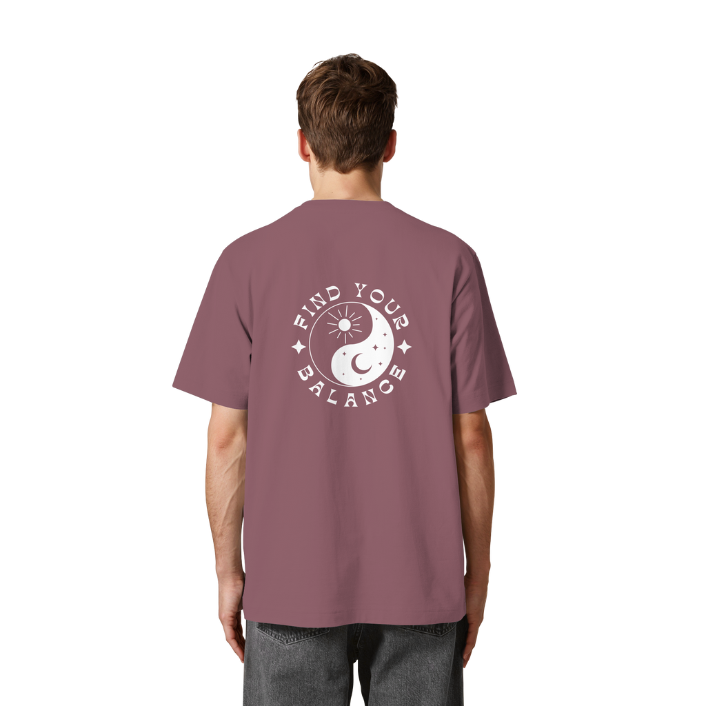 Organic Unisex Heavy T-Shirt "Find your Balance”