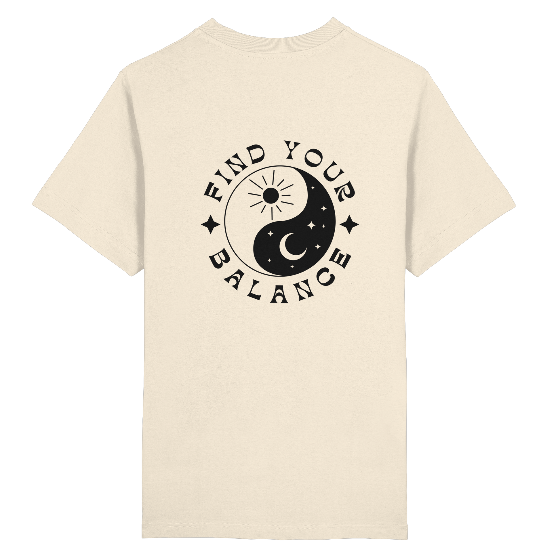Organic Unisex Heavy T-Shirt "Find your Balance”