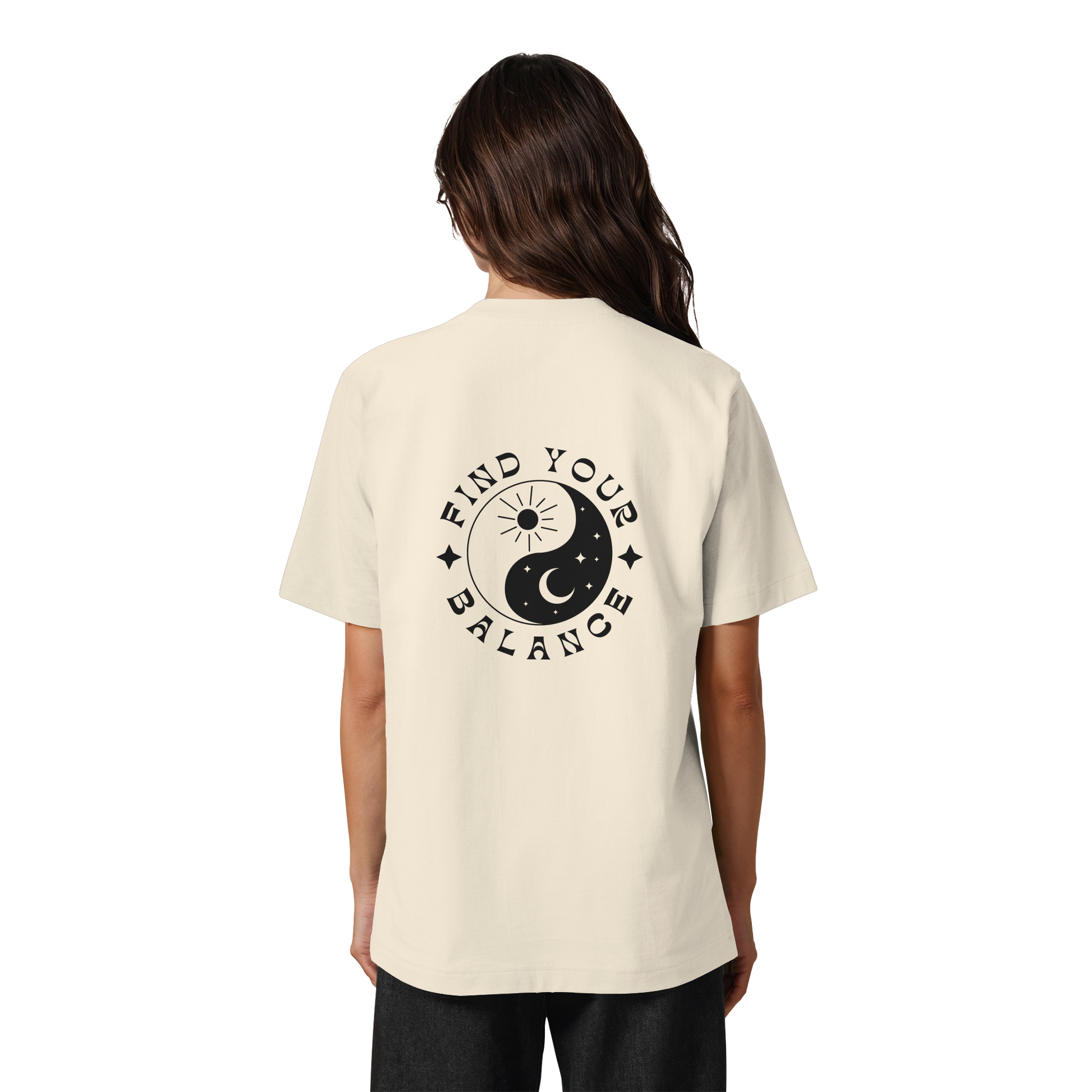 Organic Unisex Heavy T-Shirt "Find your Balance”