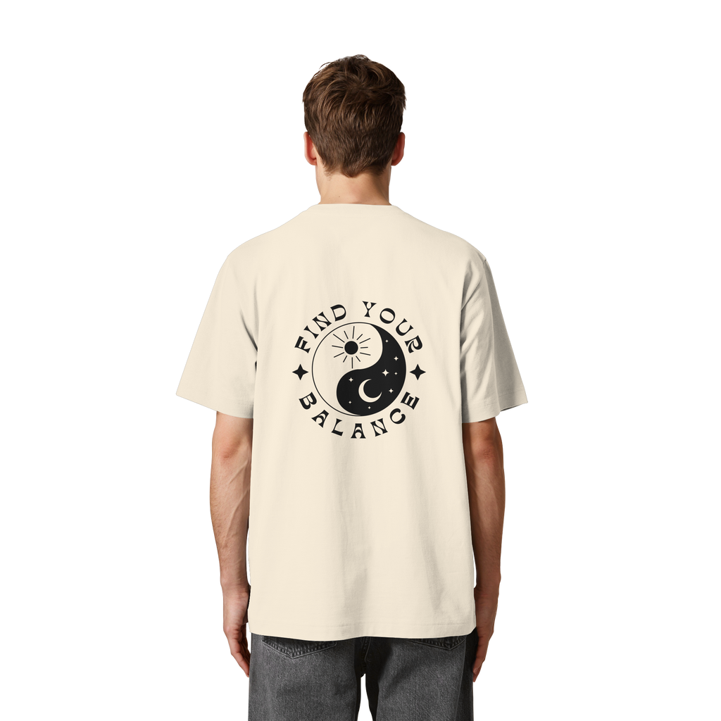 Organic Unisex Heavy T-Shirt "Find your Balance”