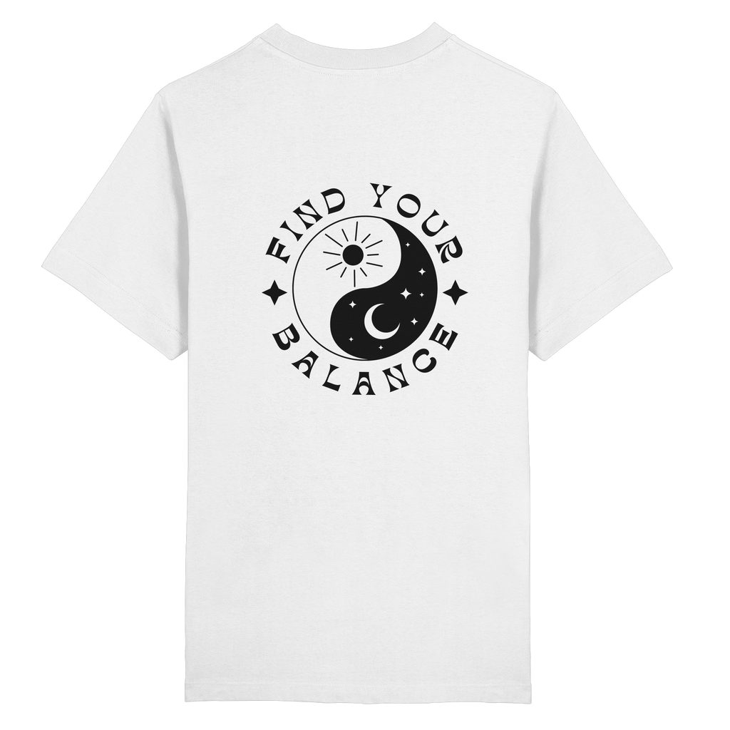 Organic Unisex Heavy T-Shirt "Find your Balance”