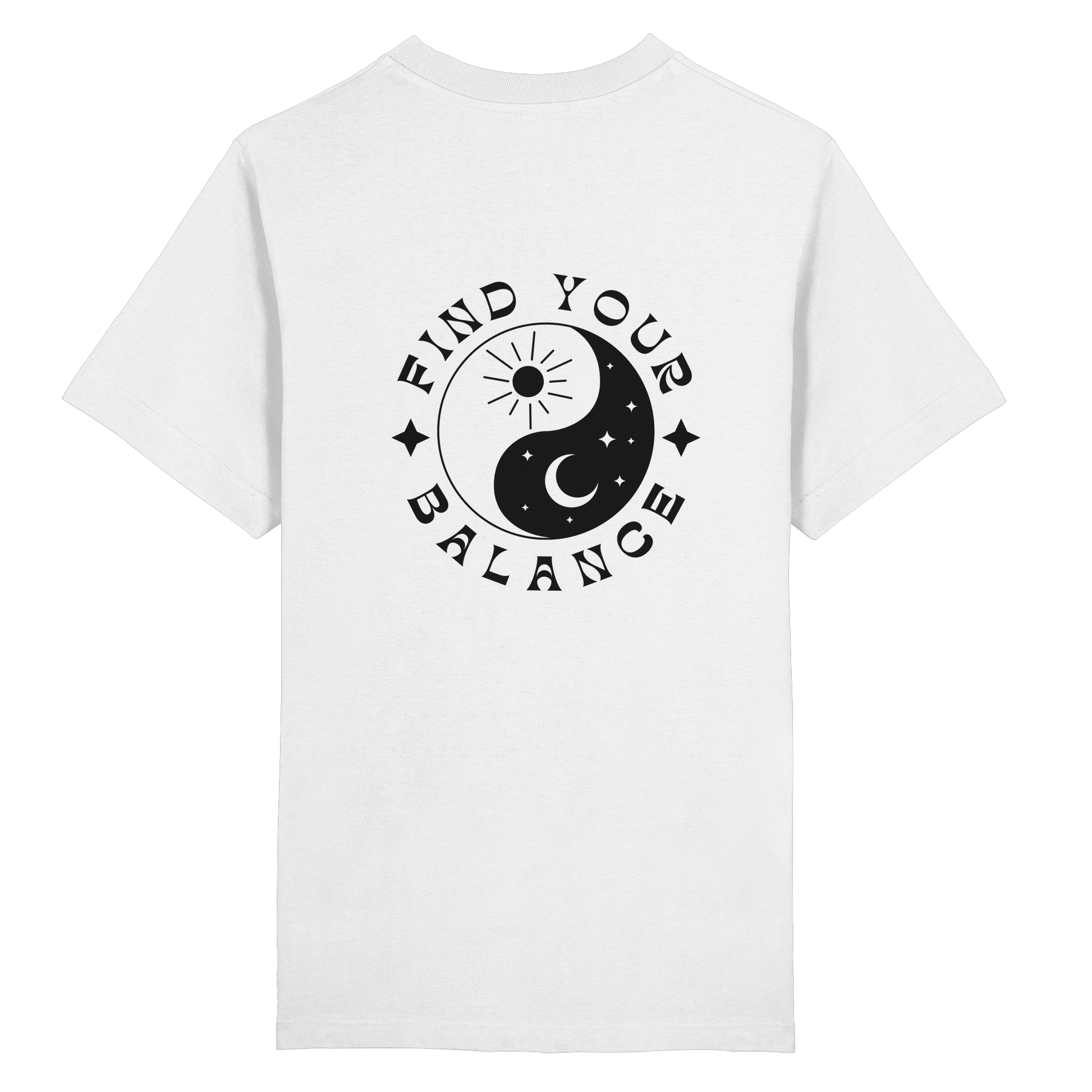 Organic Unisex Heavy T-Shirt "Find your Balance”