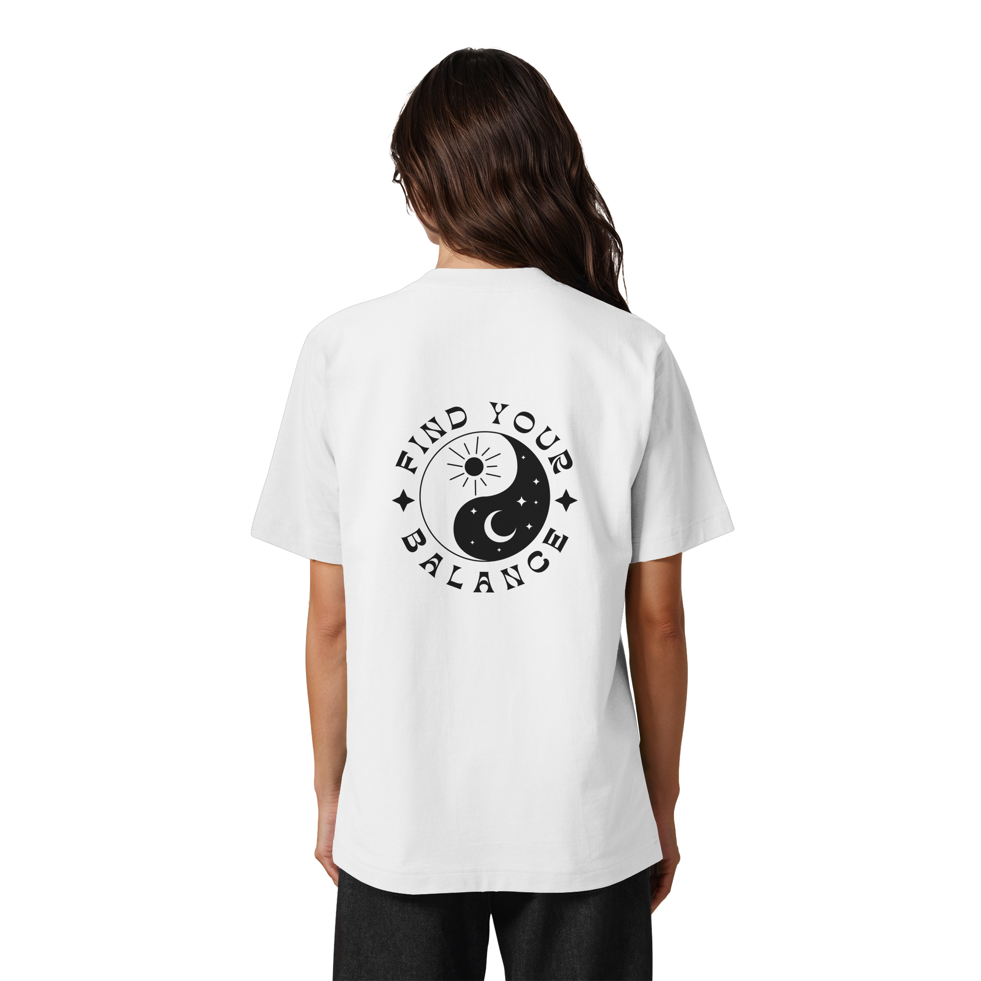 Organic Unisex Heavy T-Shirt "Find your Balance”