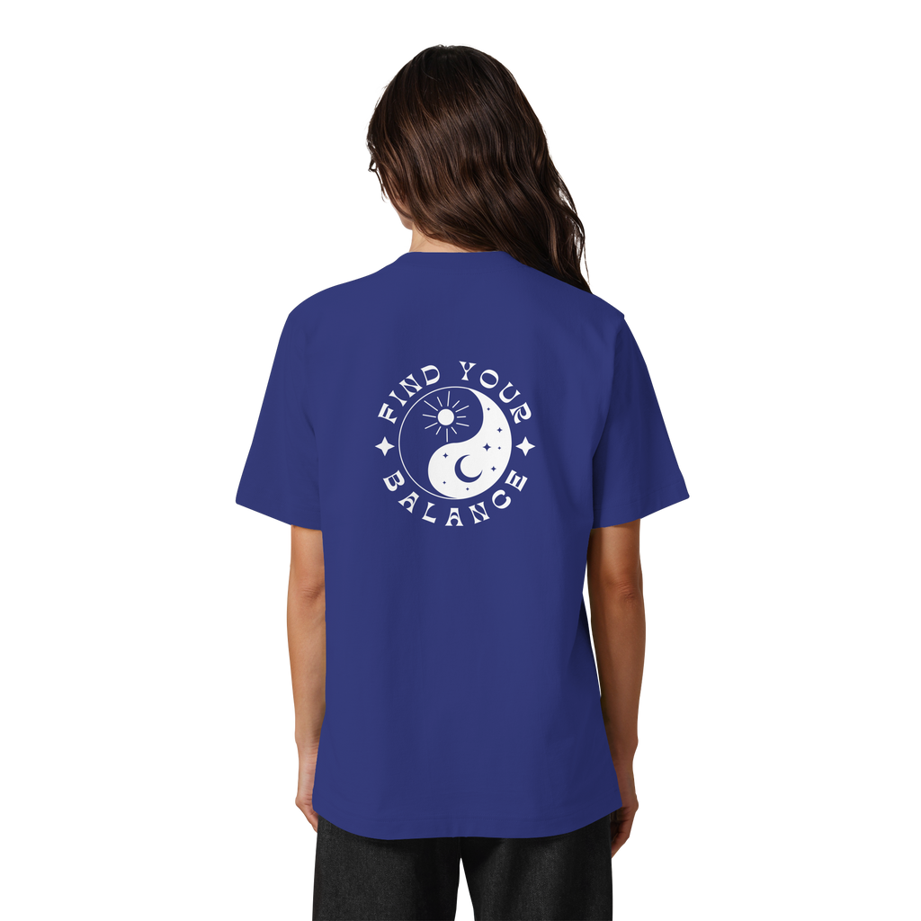 Organic Unisex Heavy T-Shirt "Find your Balance”