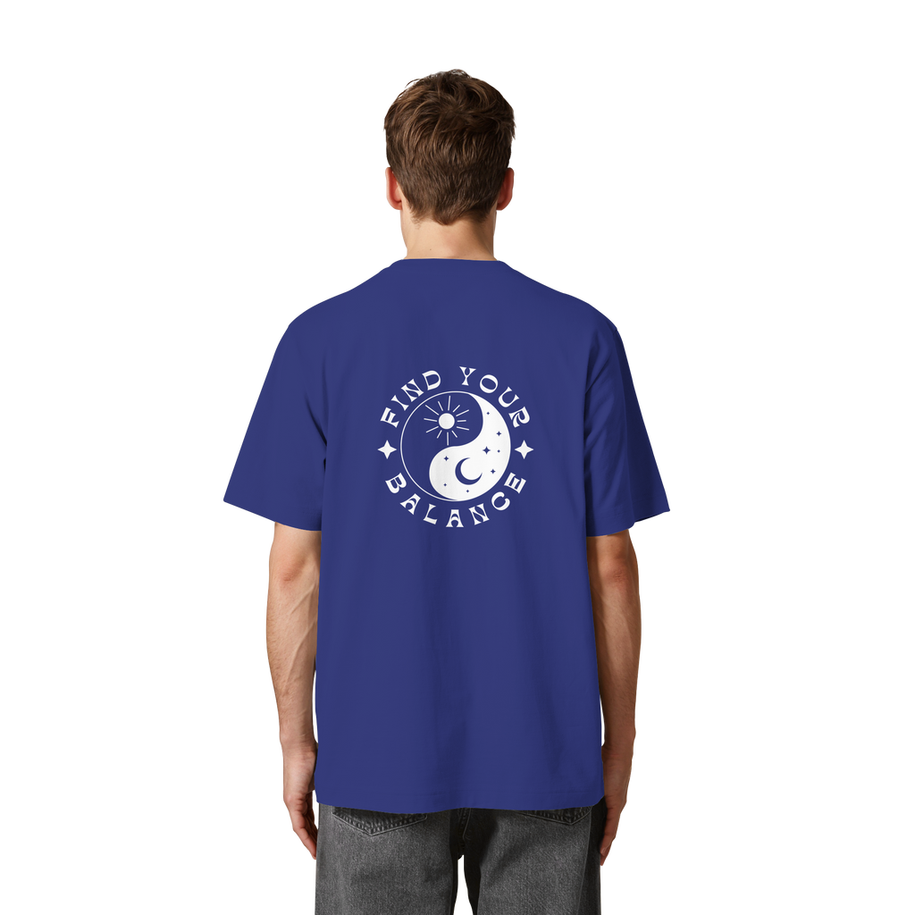 Organic Unisex Heavy T-Shirt "Find your Balance”