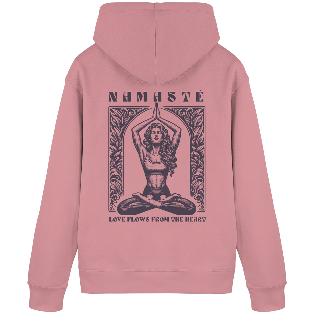 Organic Basic Unisex Hoodie „Namaste"
