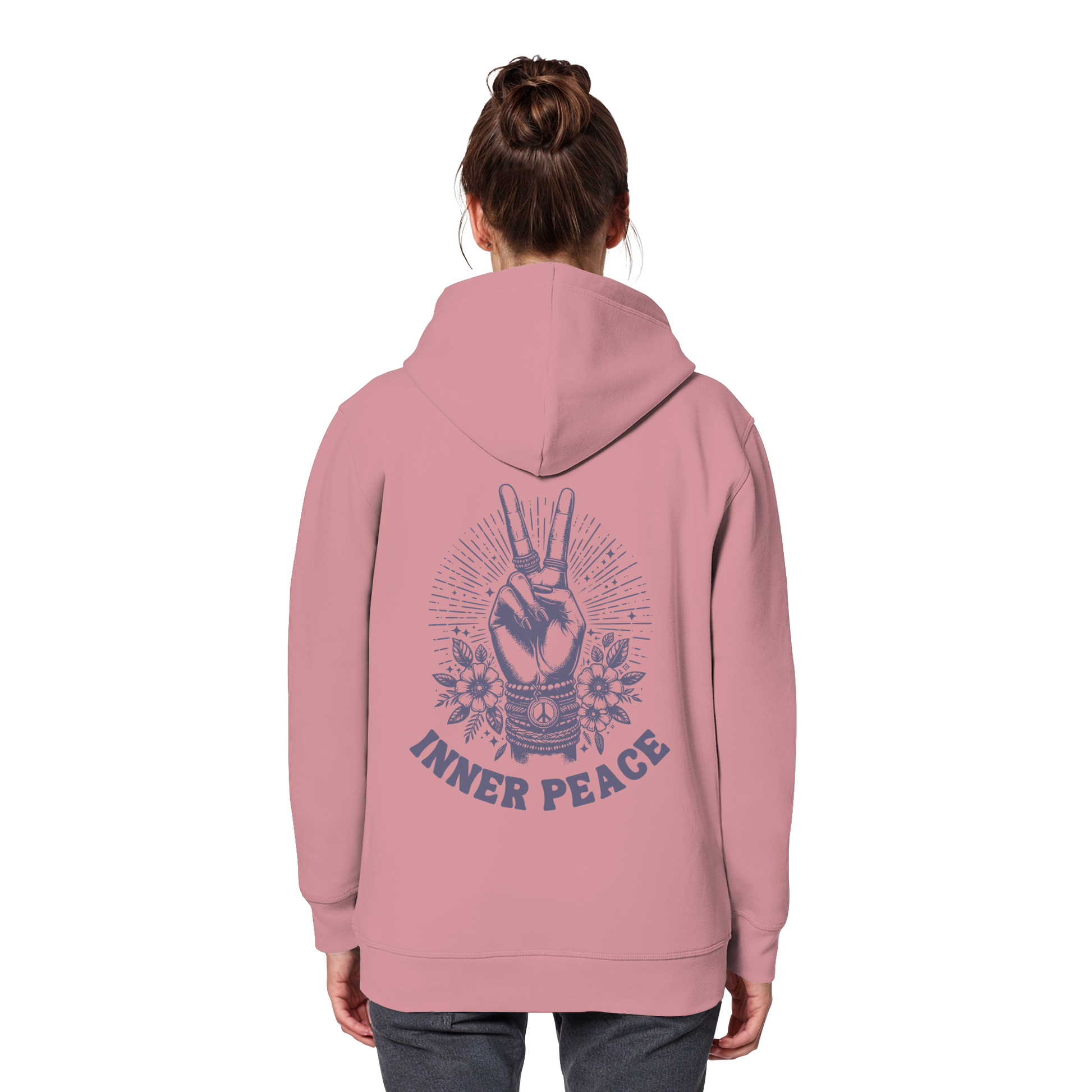 Organic Basic Unisex Hoodie „Inner Peace"