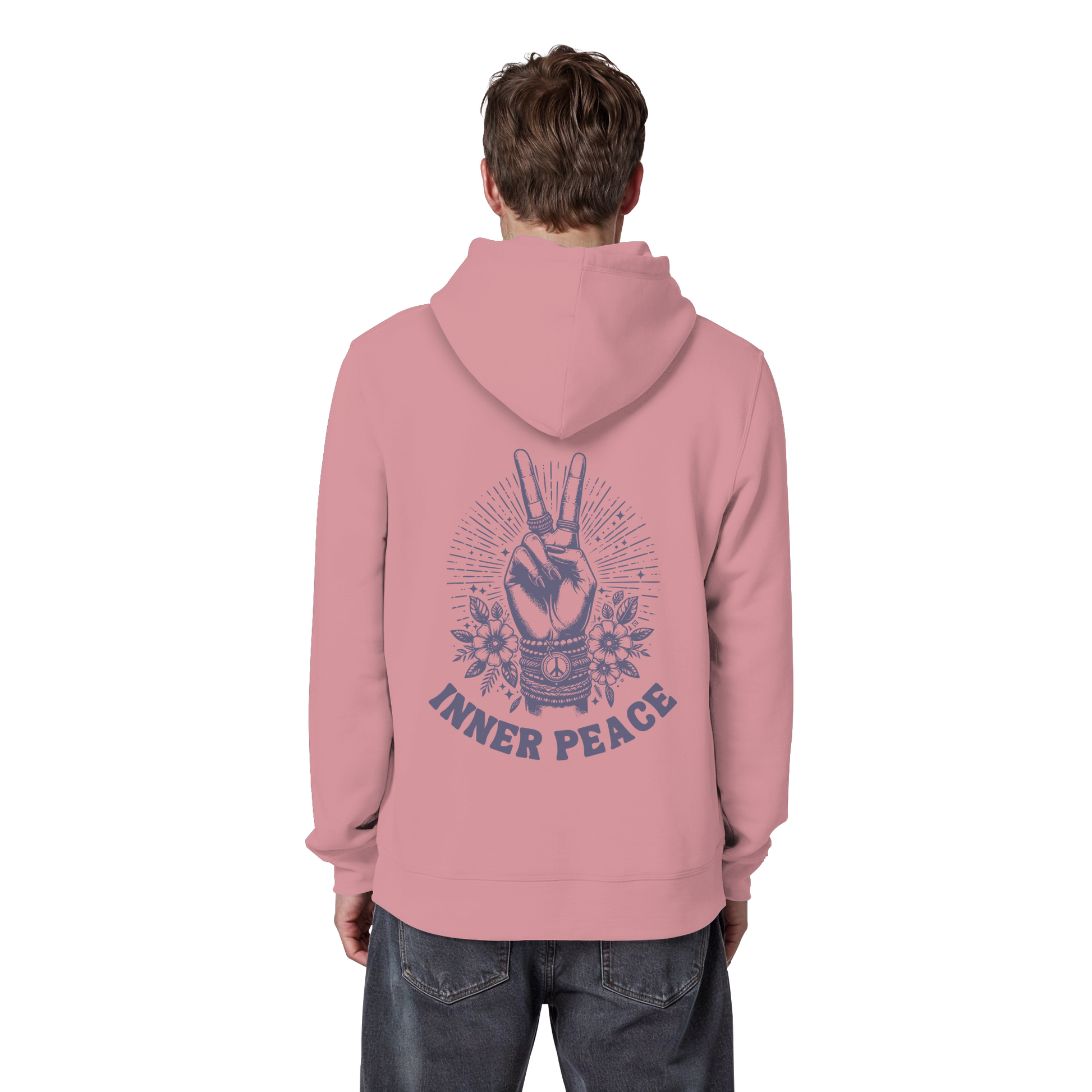 Organic Basic Unisex Hoodie „Inner Peace"