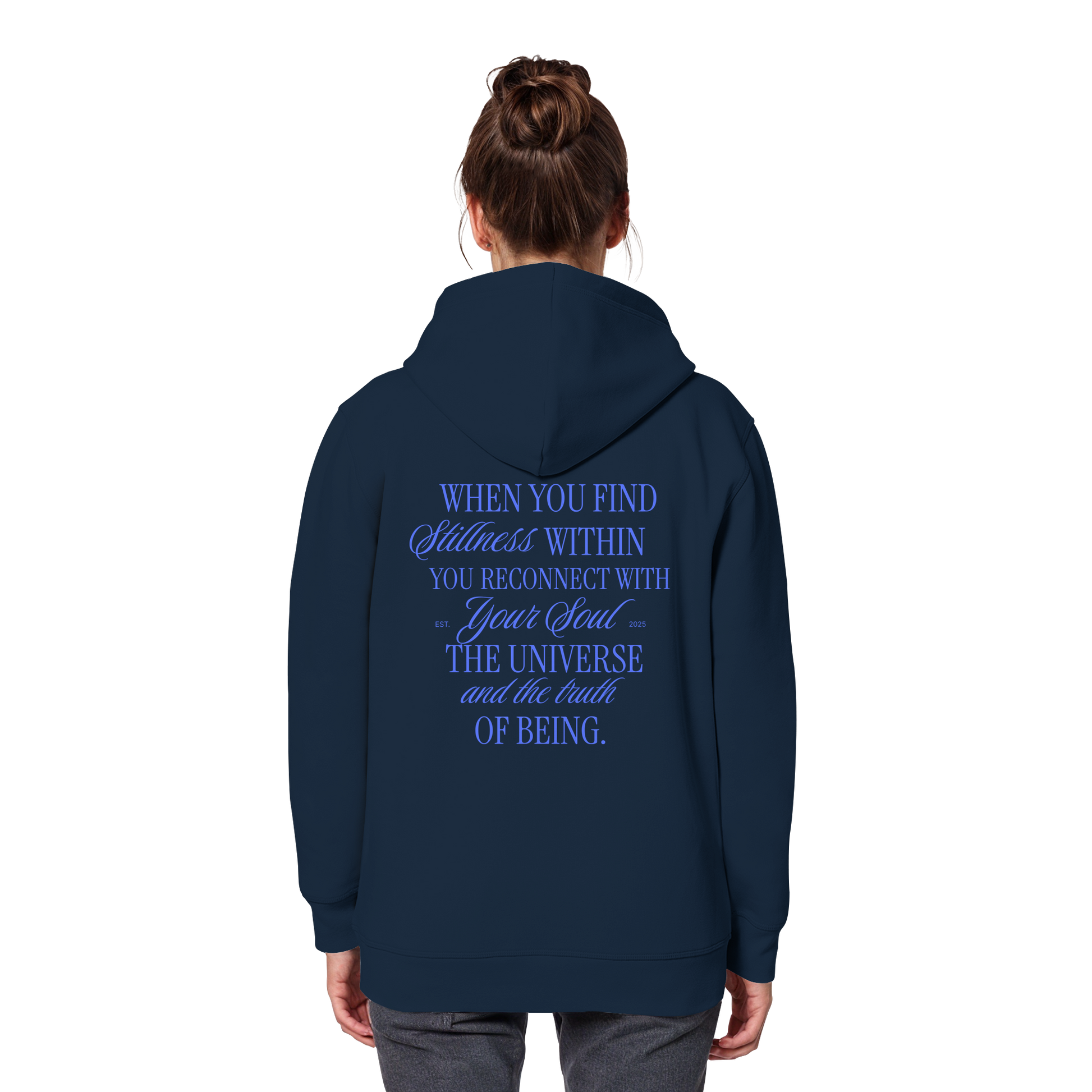 Organic Basic Unisex Hoodie „Reconnect"