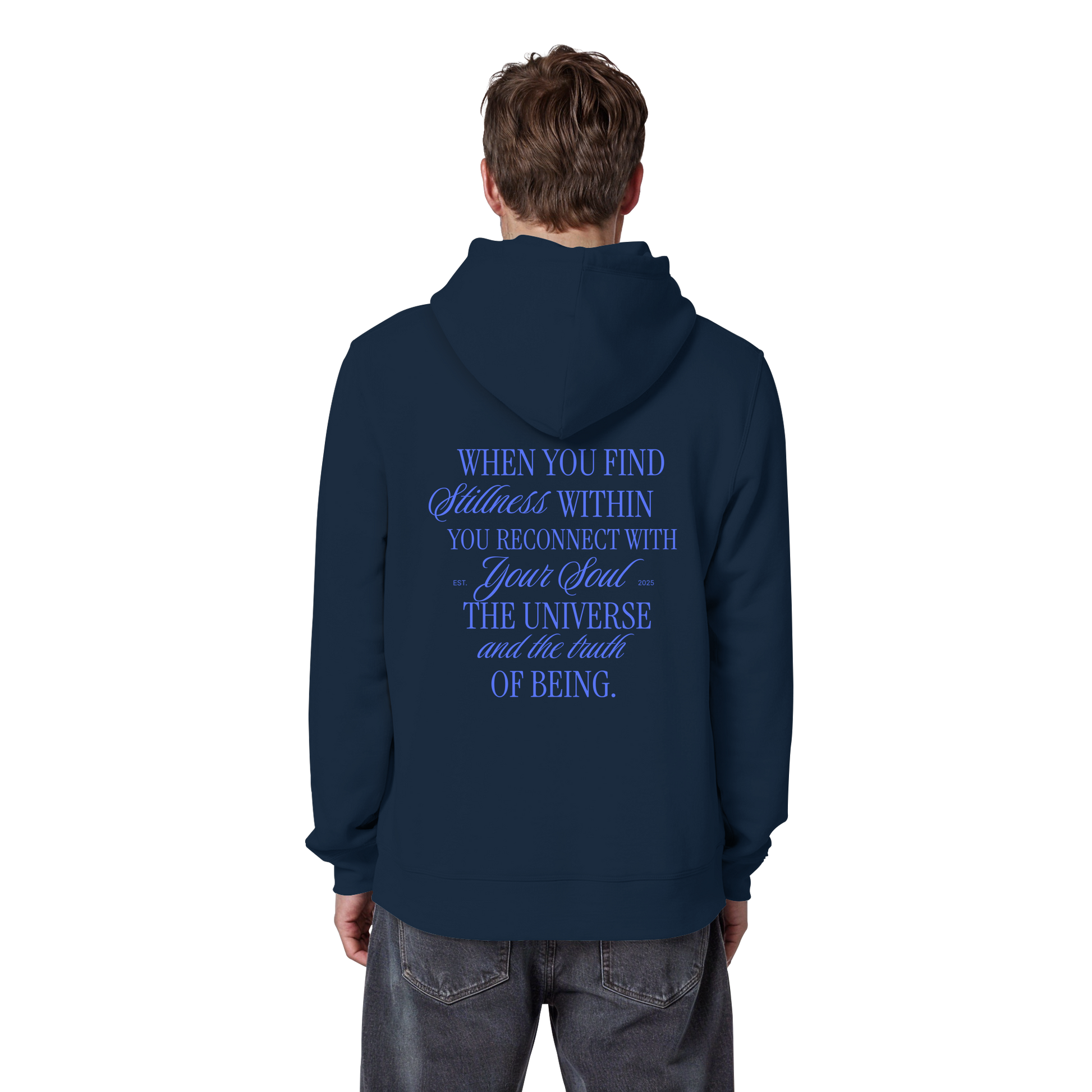 Organic Basic Unisex Hoodie „Reconnect"