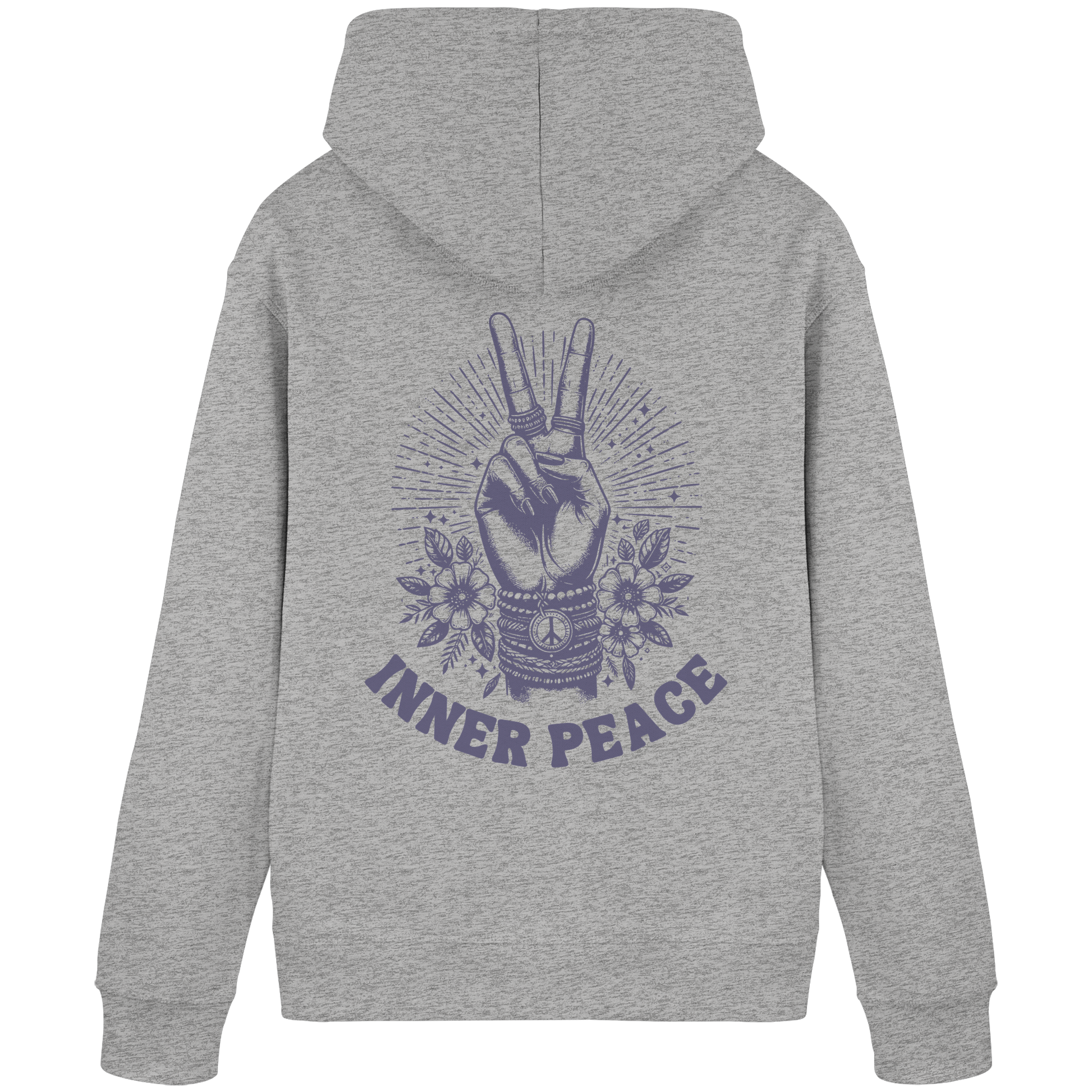 Organic Basic Unisex Hoodie „Inner Peace"