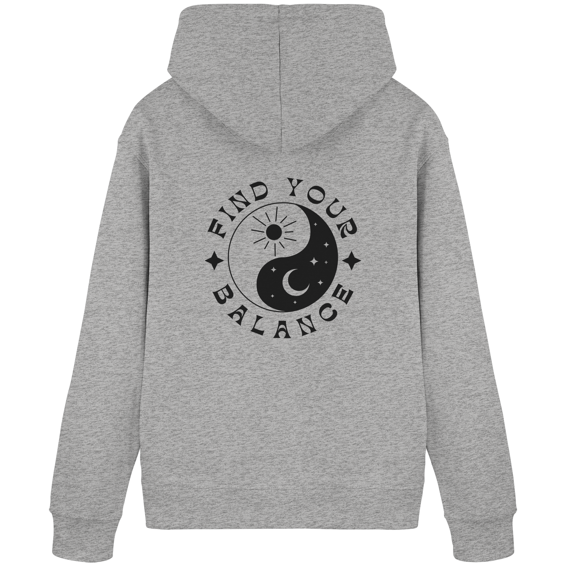 Organic Basic Hoodie „Find your Balance”