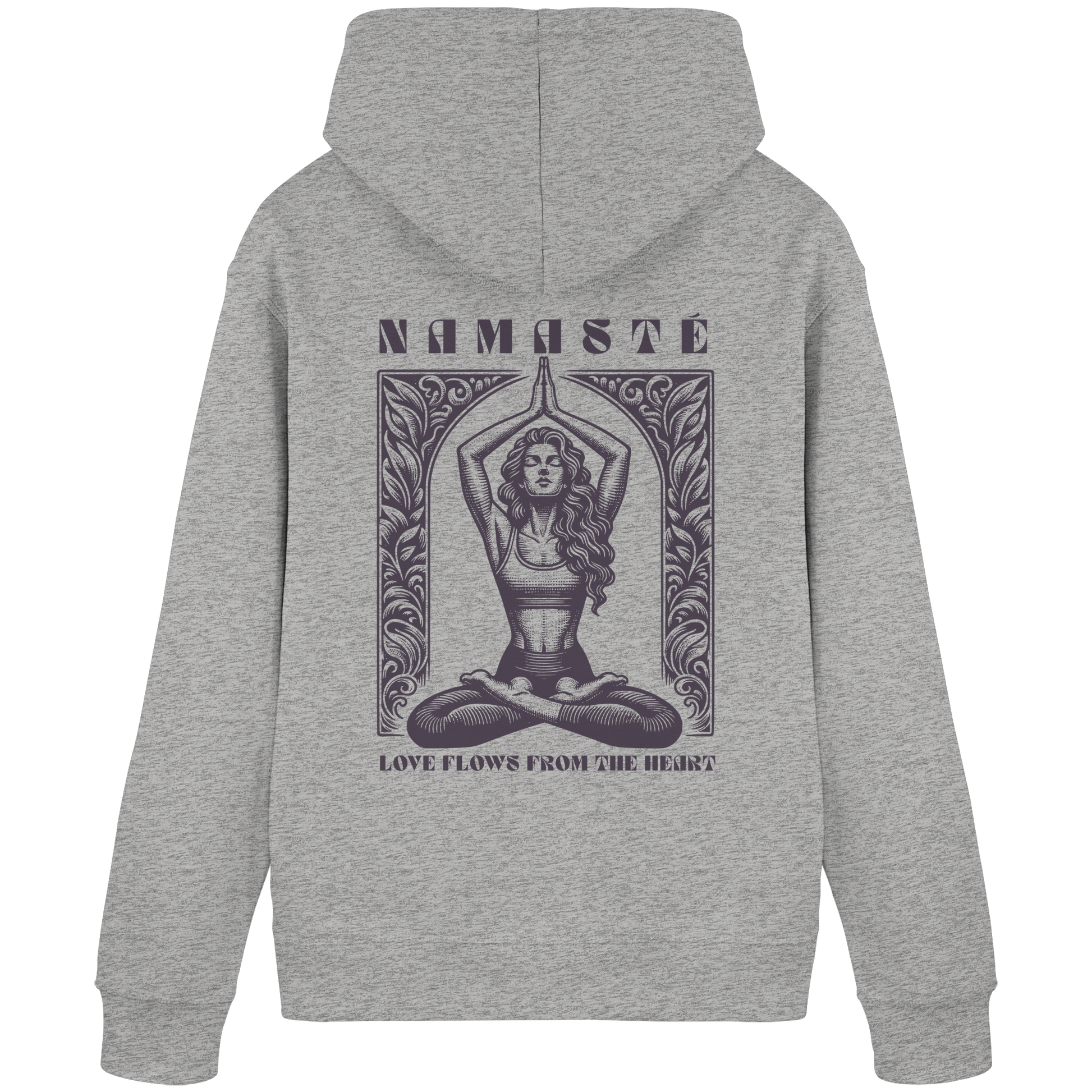 Organic Basic Unisex Hoodie „Namaste"