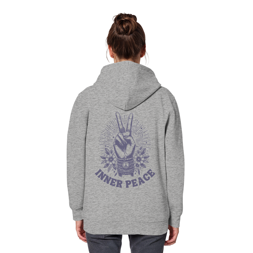 Organic Basic Unisex Hoodie „Inner Peace"