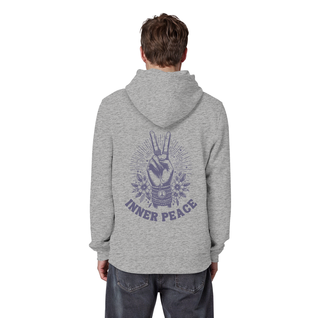 Organic Basic Unisex Hoodie „Inner Peace"