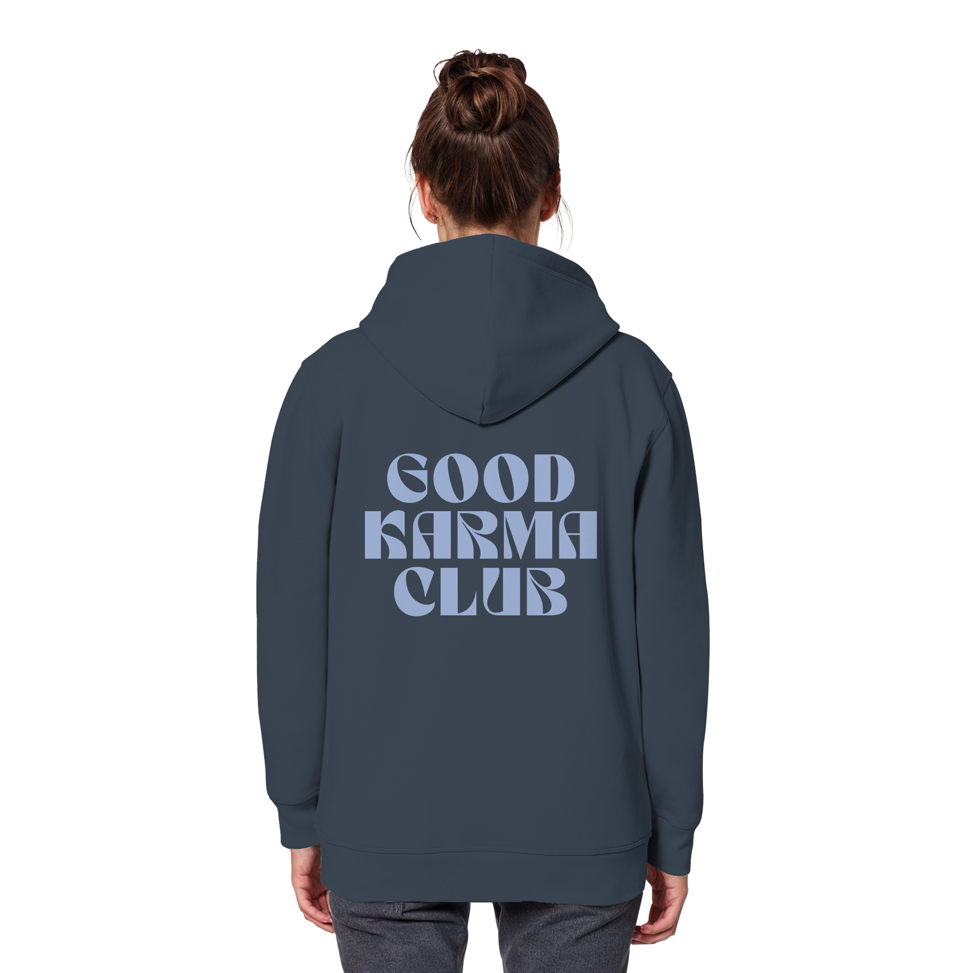 Organic Basic Unisex Hoodie "Good Karma Club"
