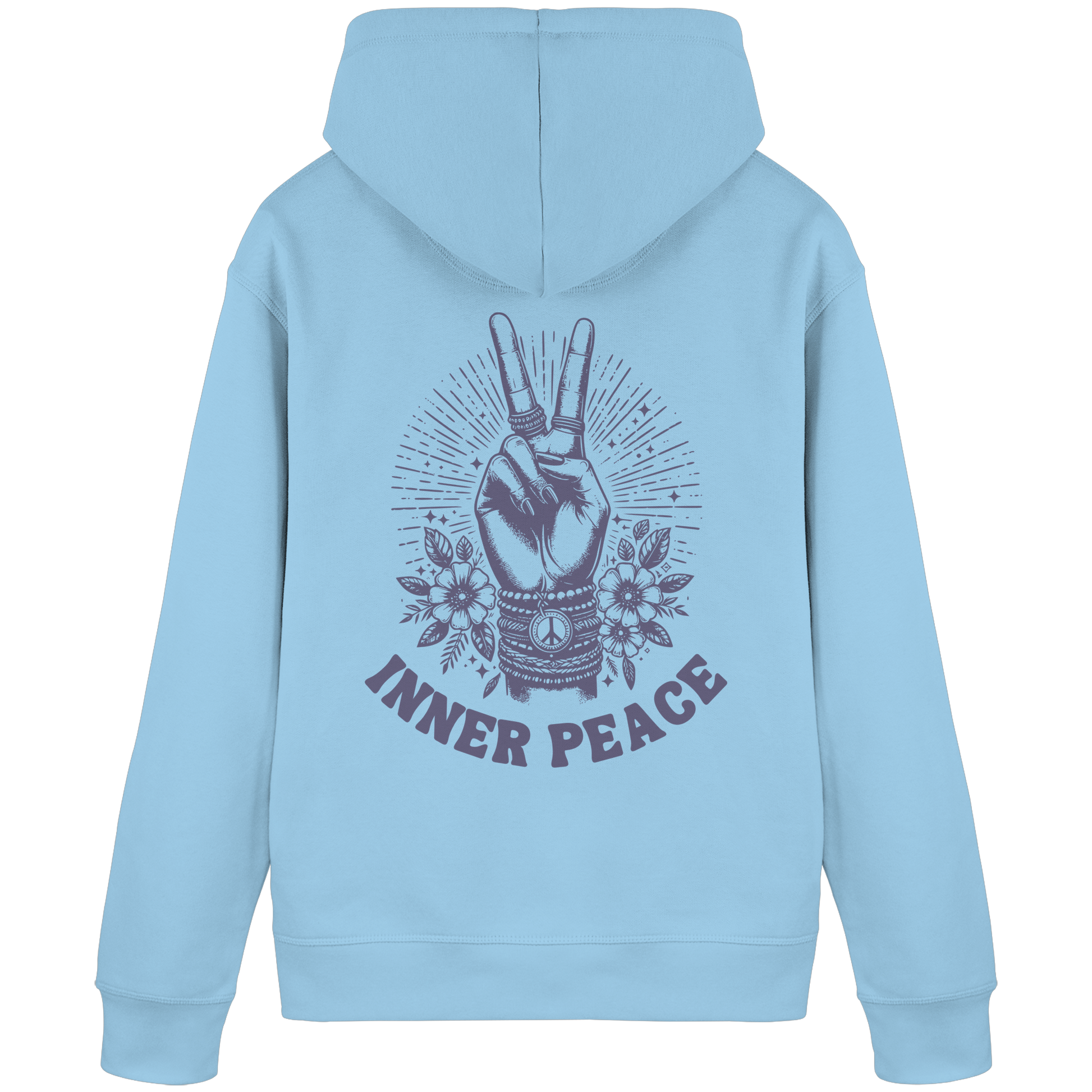 Organic Basic Unisex Hoodie „Inner Peace"