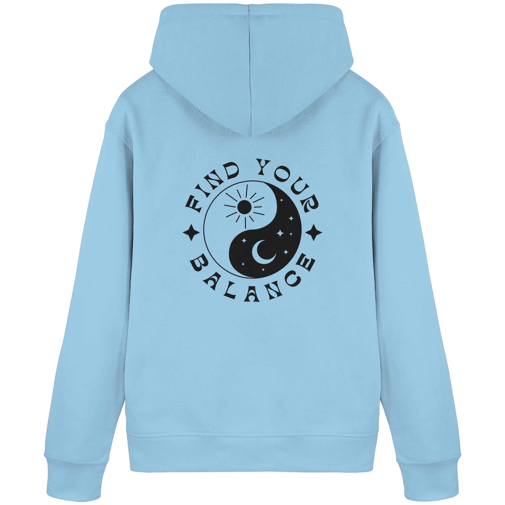 Organic Basic Hoodie „Find your Balance”