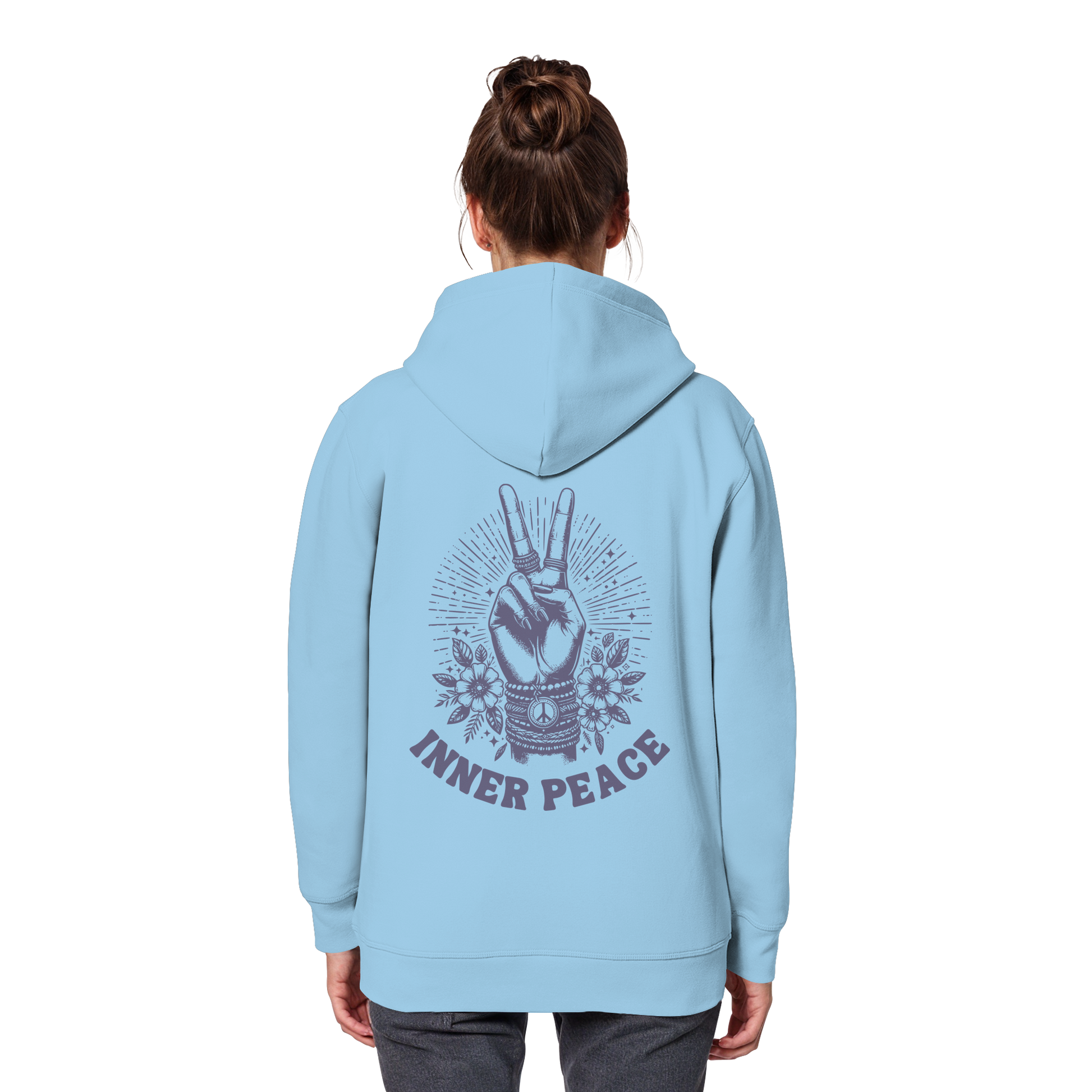 Organic Basic Unisex Hoodie „Inner Peace"